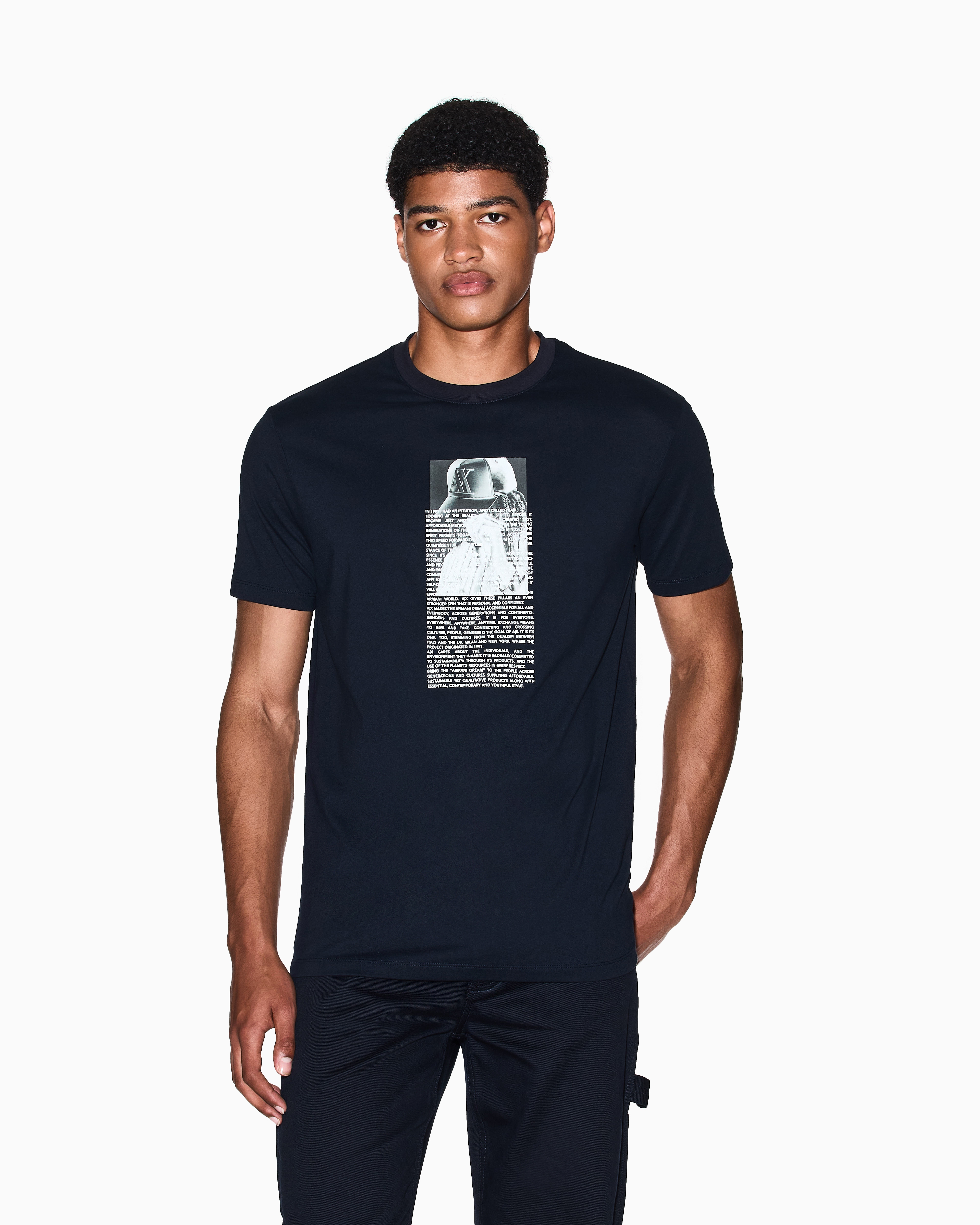 Regular fit T-shirt with photographic print