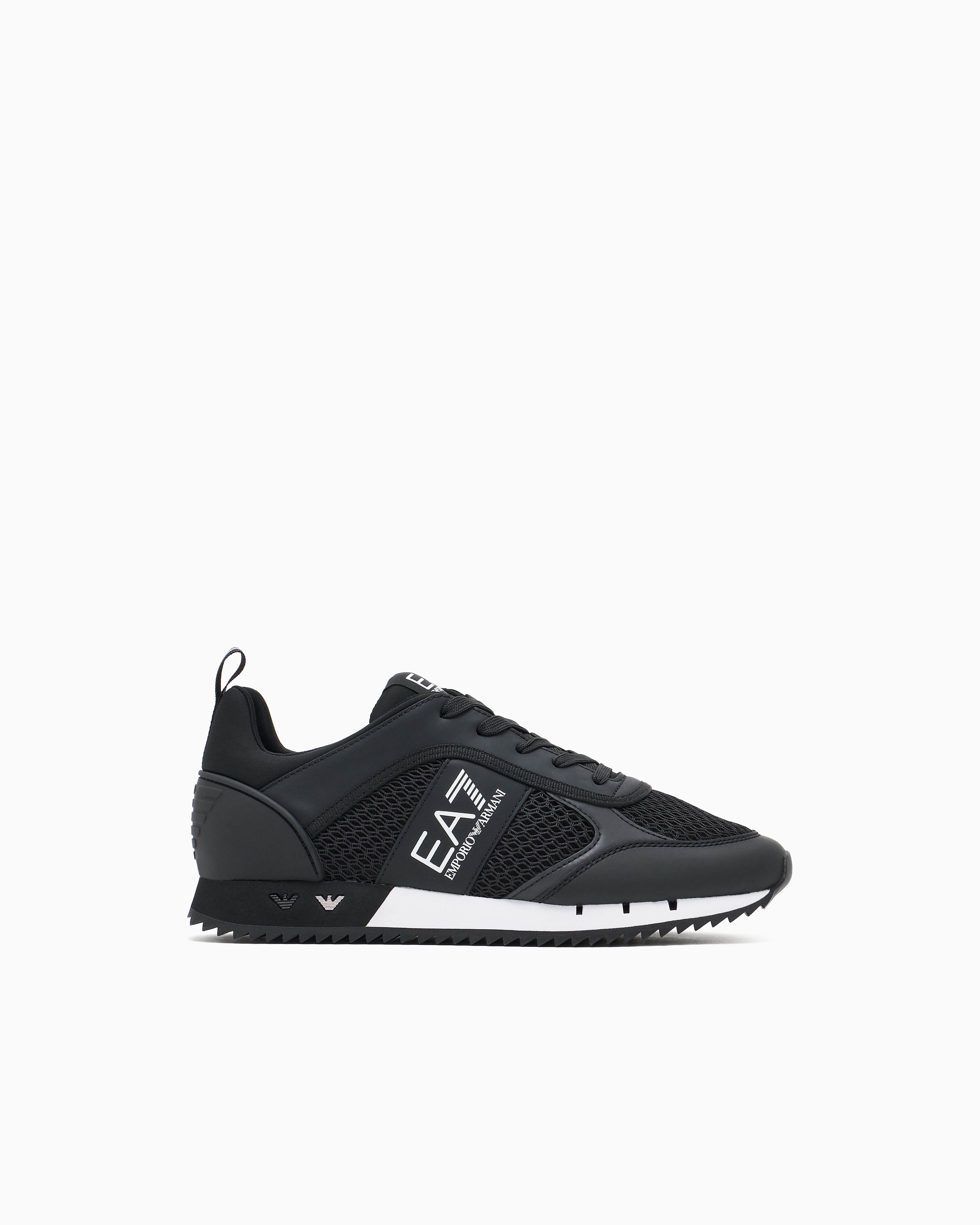 Ea7 Black And White Laces Sneakers