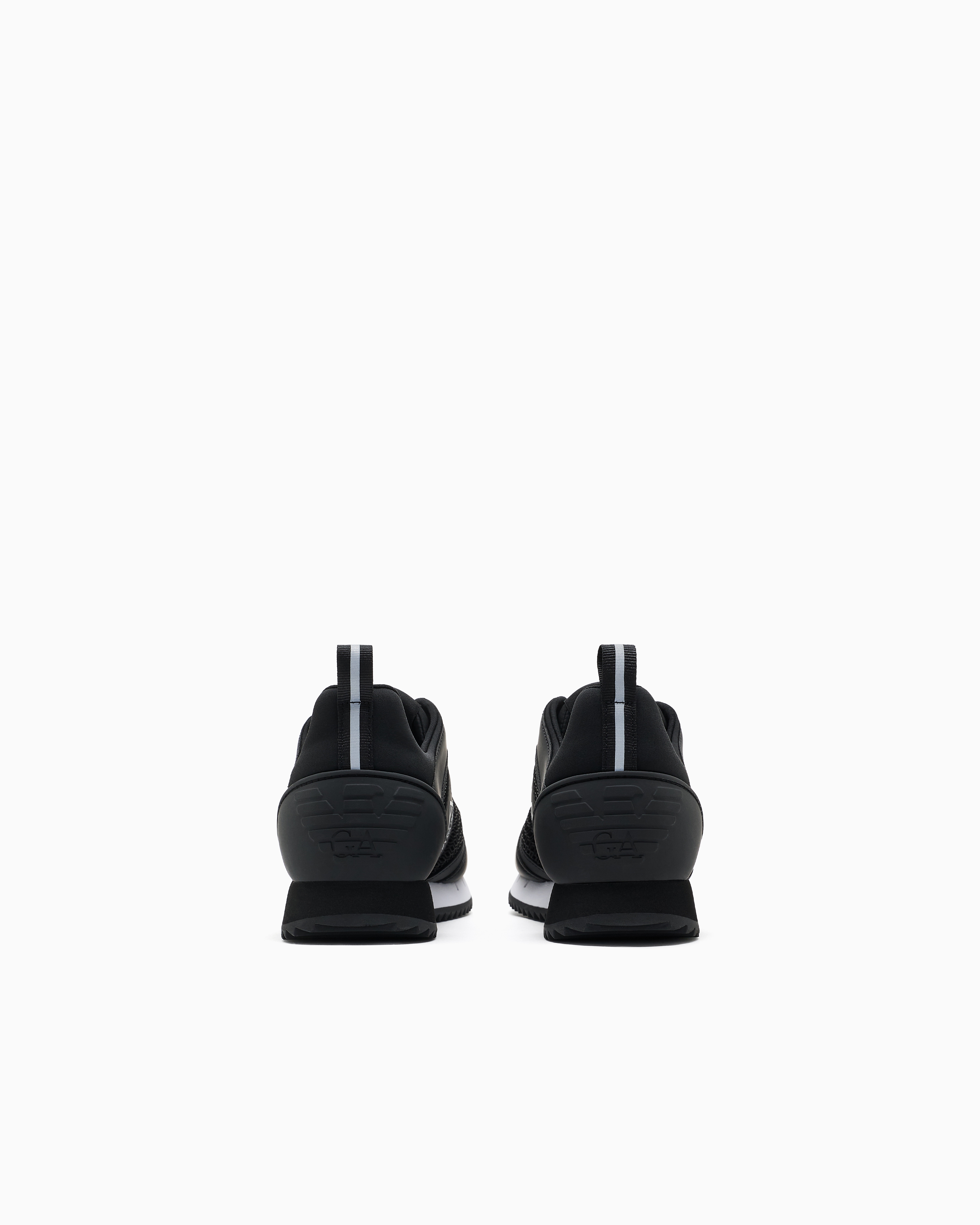 Ea7 Black And White Laces Sneakers