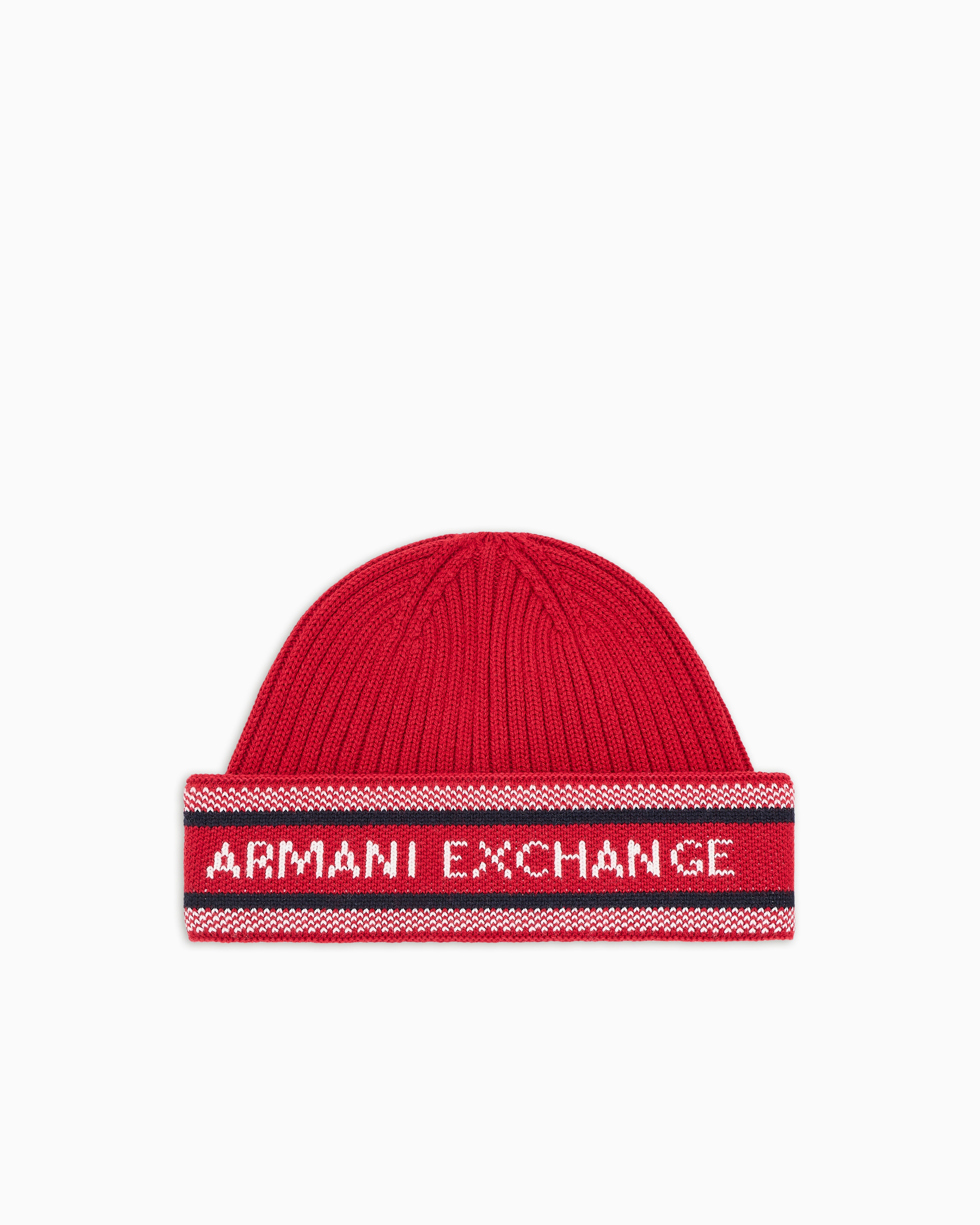Armani Exchange - Beanies, Man, Red, Size: TU