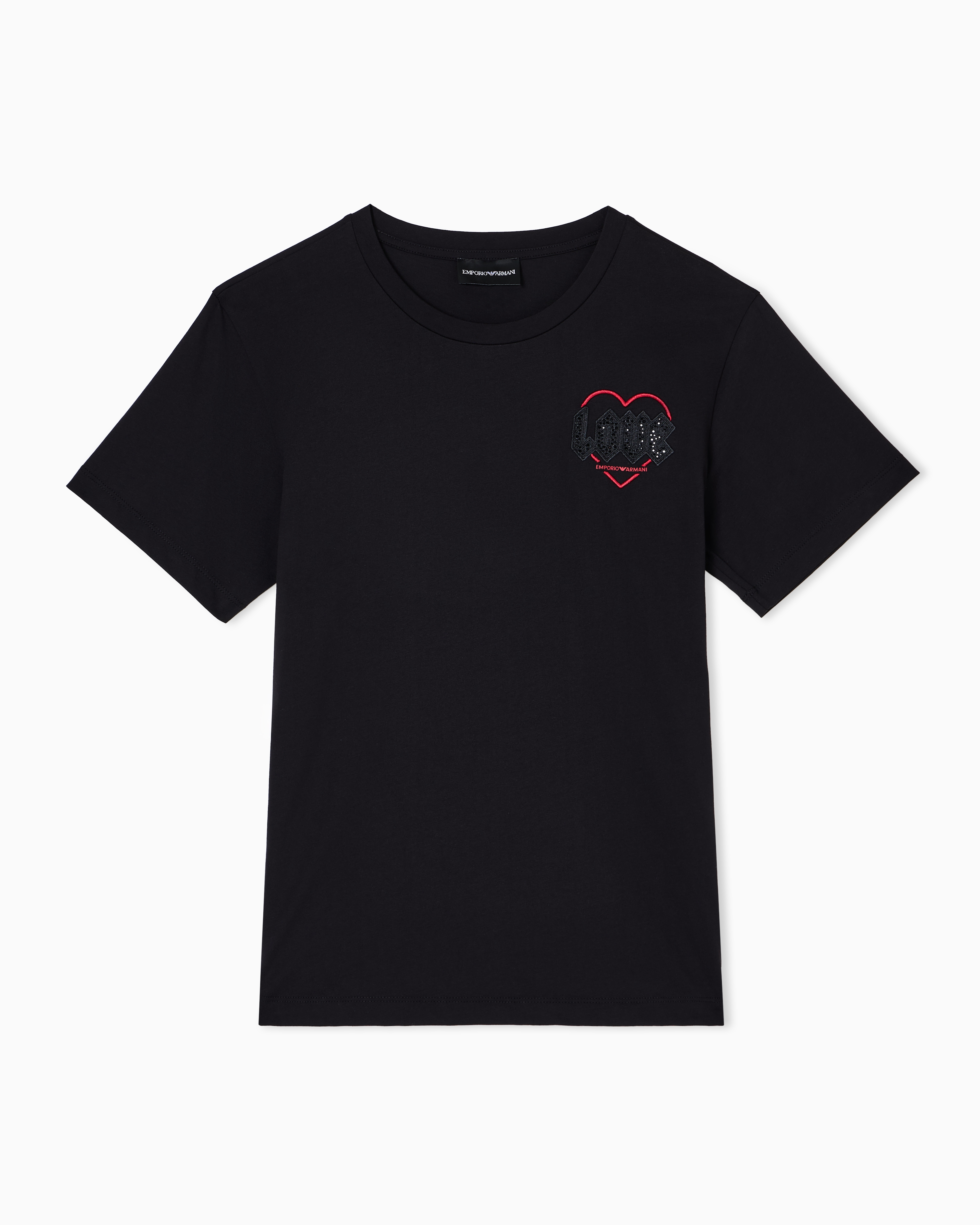 Emporio Armani Asv Valentine's Day Capsule Collection Jersey T-shirt