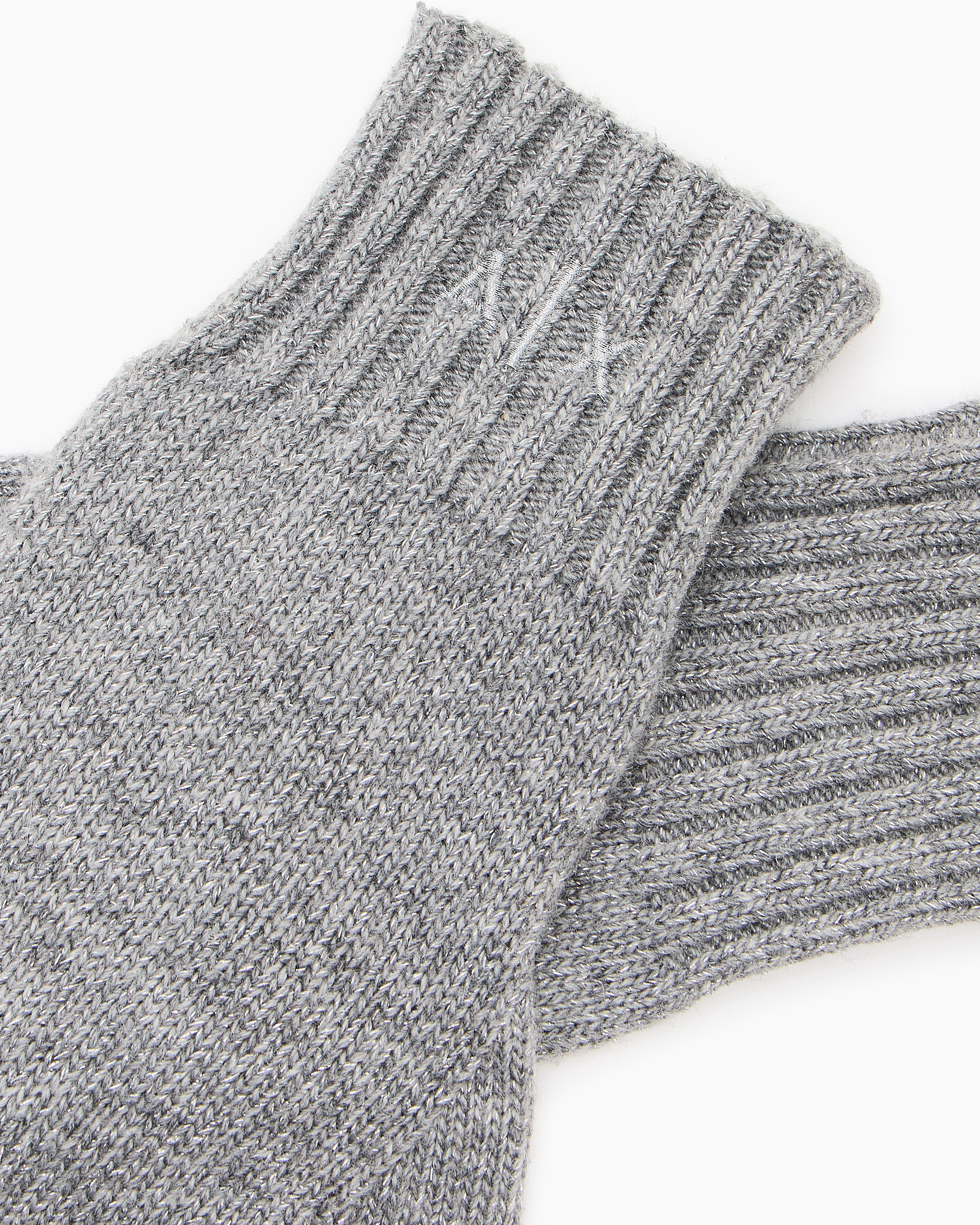 Armani Exchange - Gloves, Woman, Silver, Size: