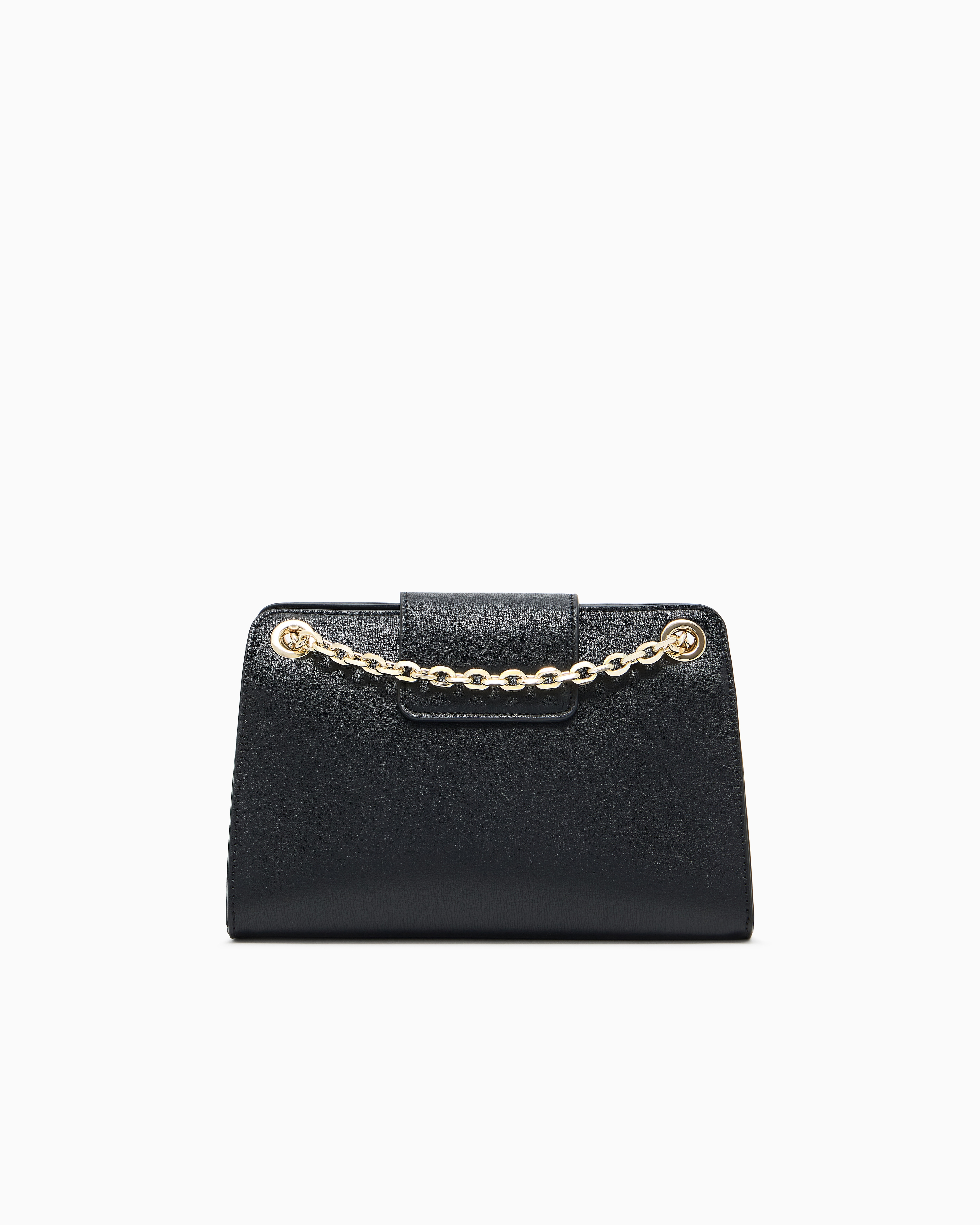Armani Exchange - Trapeze shoulder bag with logo, Woman, Black, Size: TU