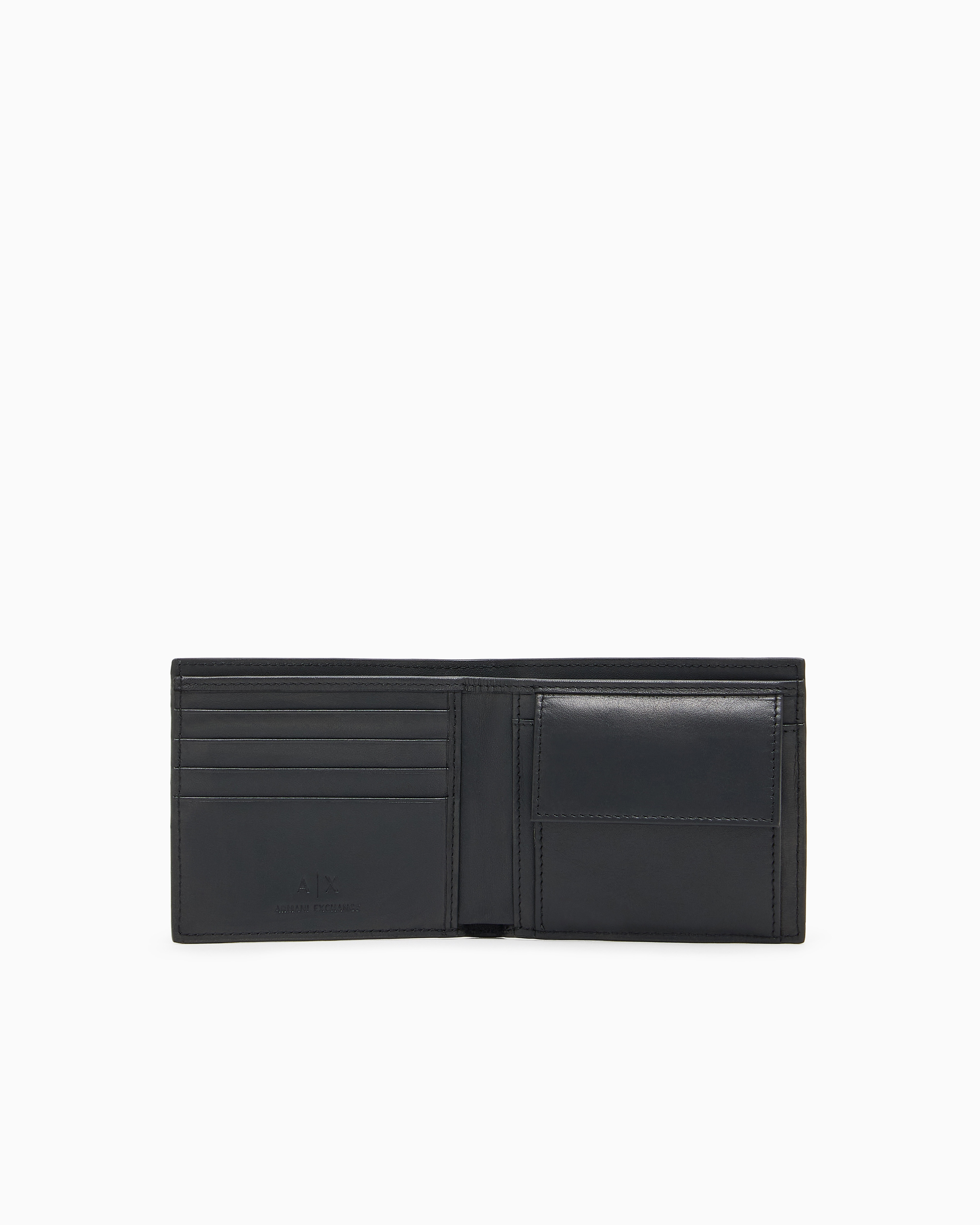 オンライン限定>二つ折りレザー財布 | Armani Exchange