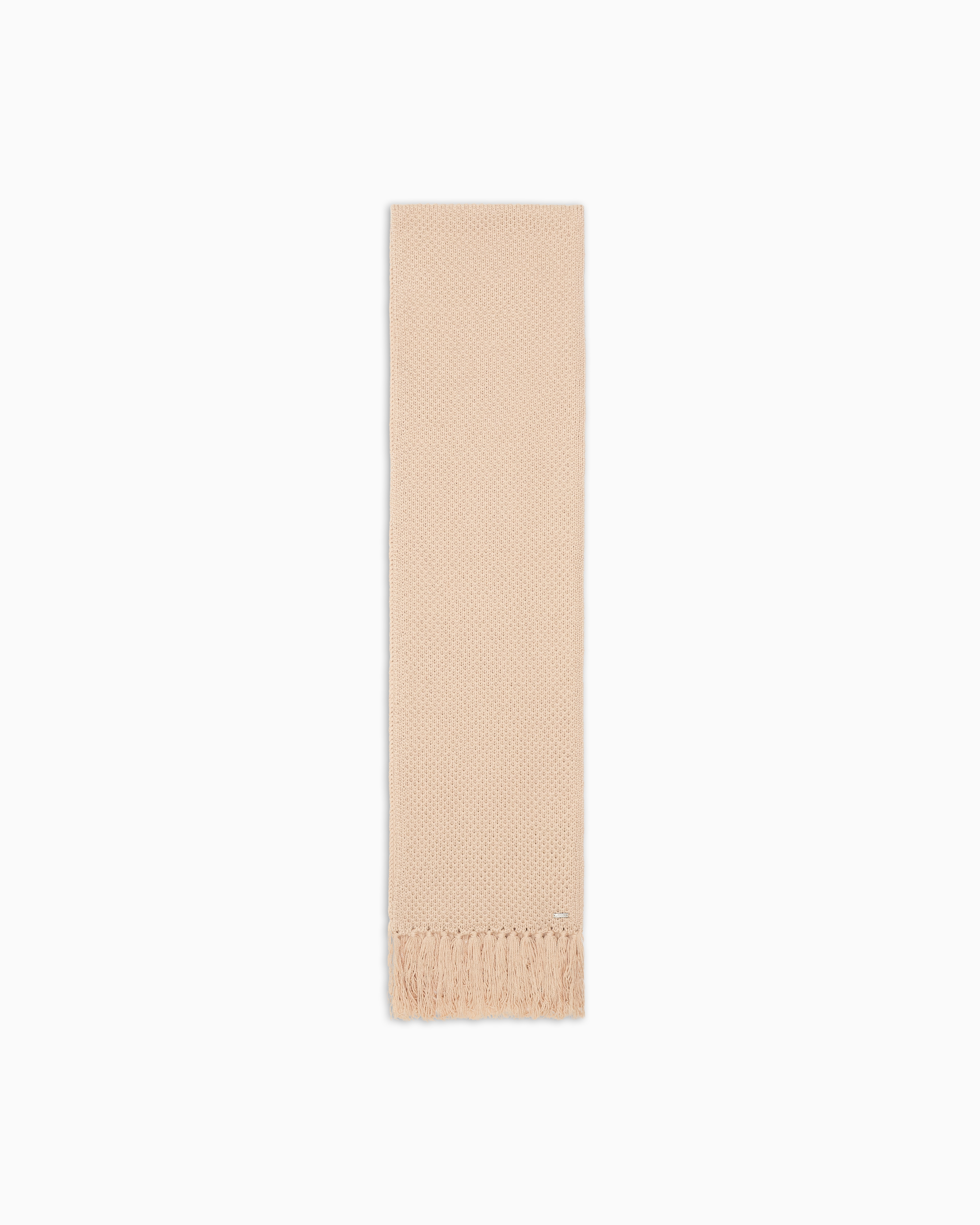 スカーフ EMPORIO ARMANI Woman Neck scarf Beige EW001869 AF15678 U8020 Brushed, modal-blend stole with all-over jacquard logo