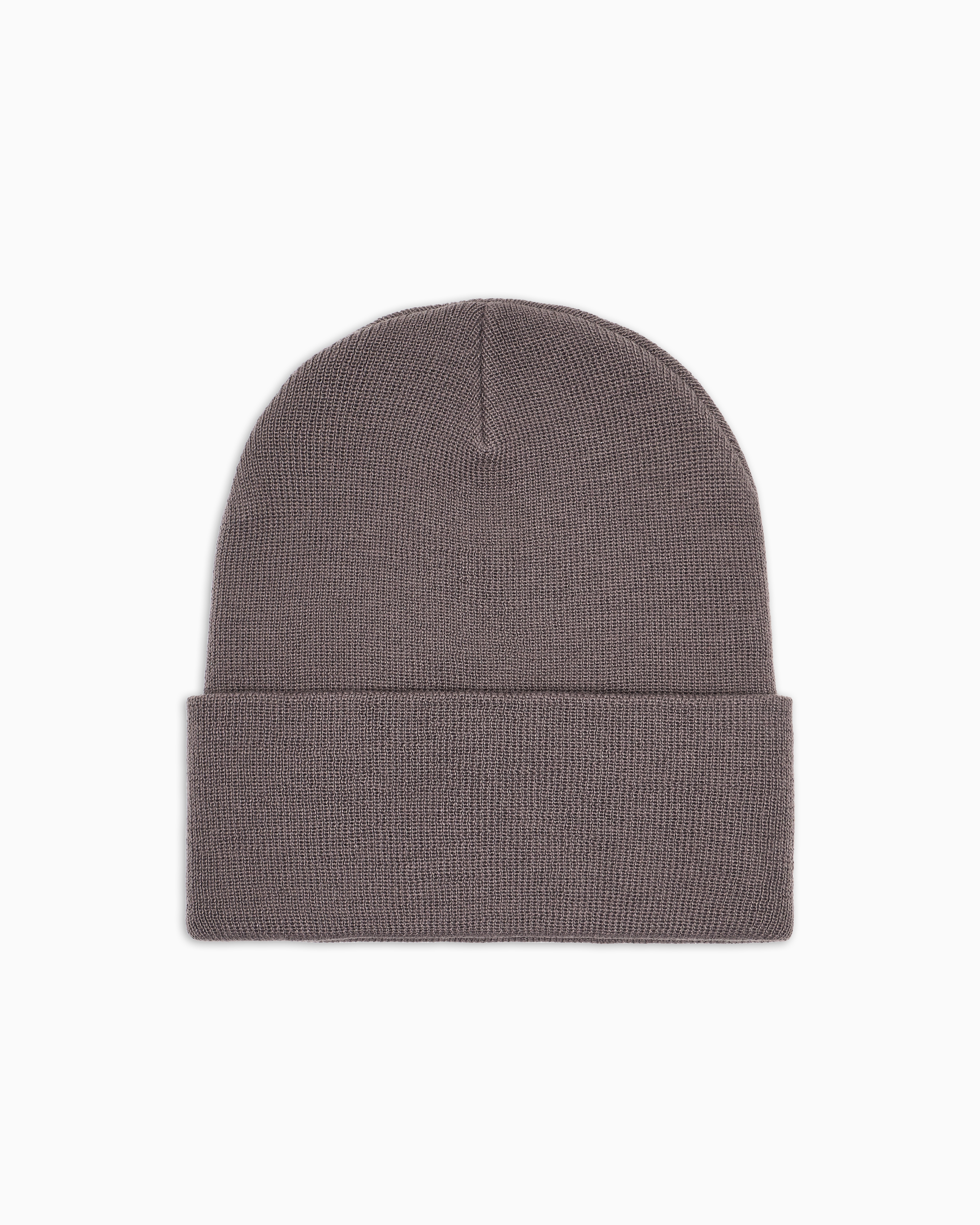 Armani Exchange Beanie Hat Milano / New York Asv In Gray