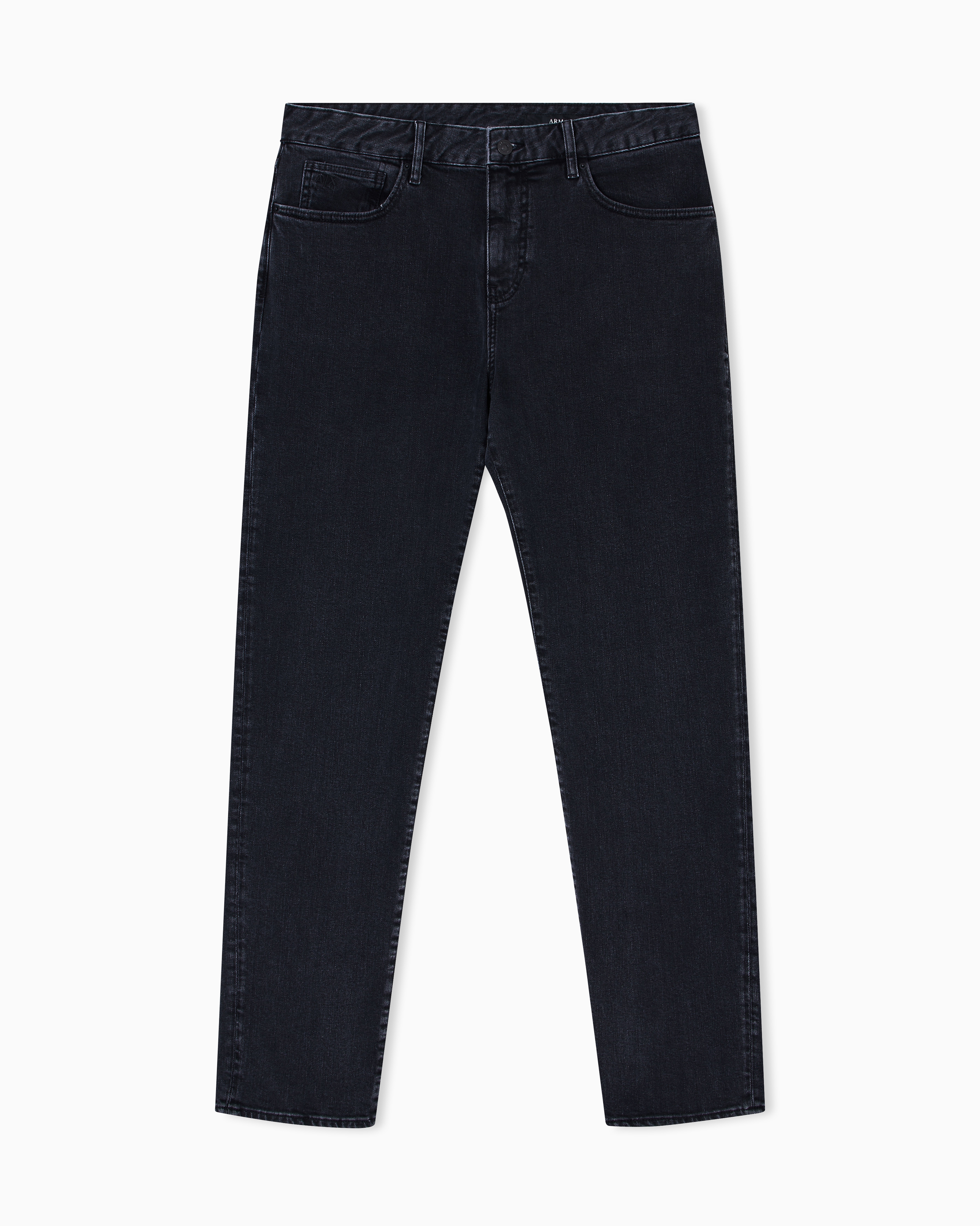 Armani Exchange Straight Jeans In Black