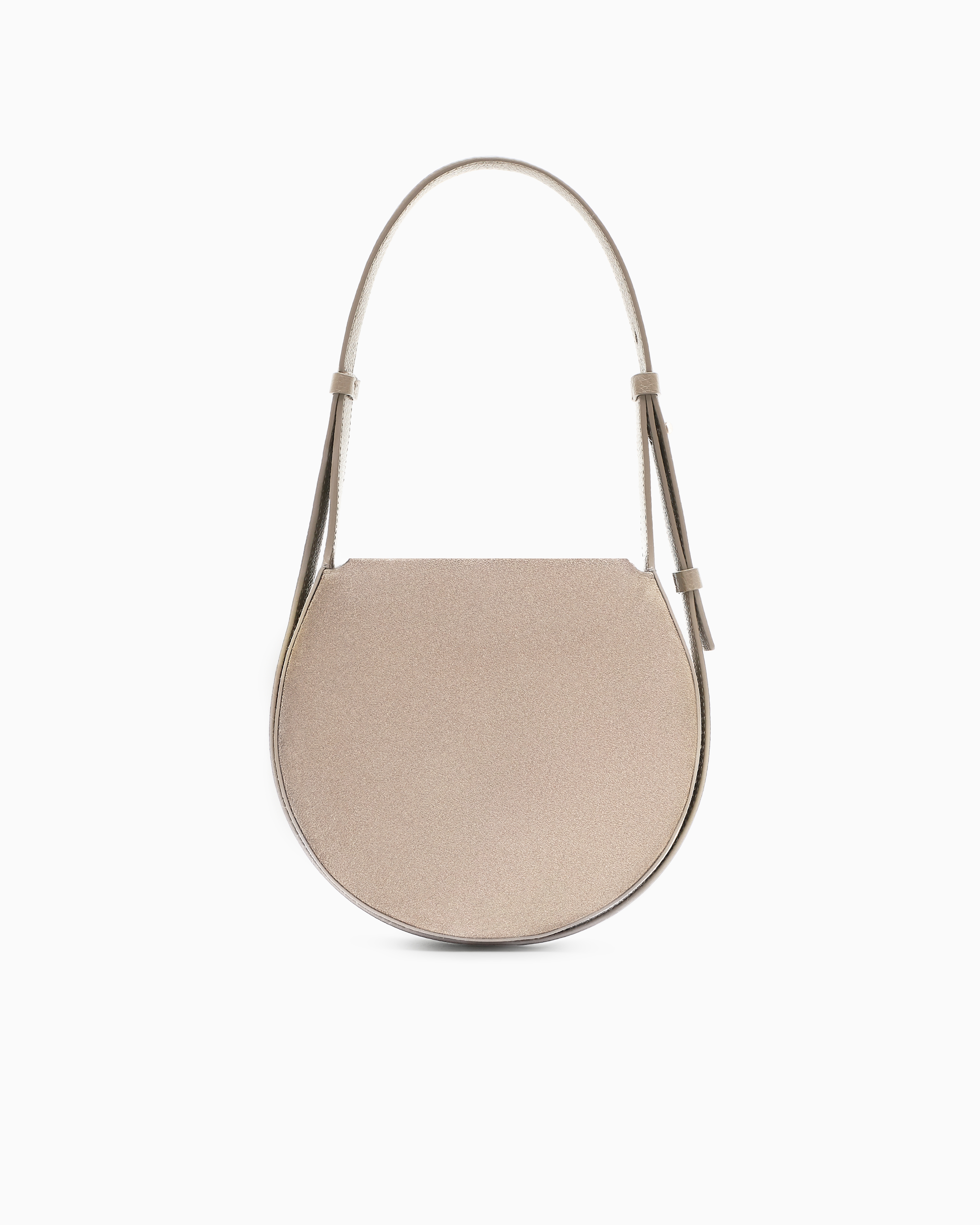 GIORGIO ARMANI レザー ショルダーバッグ ロゴ ブラウン B813 ARMANI EXCHANGE（アルマーニエクスチェンジ）の「【A|X