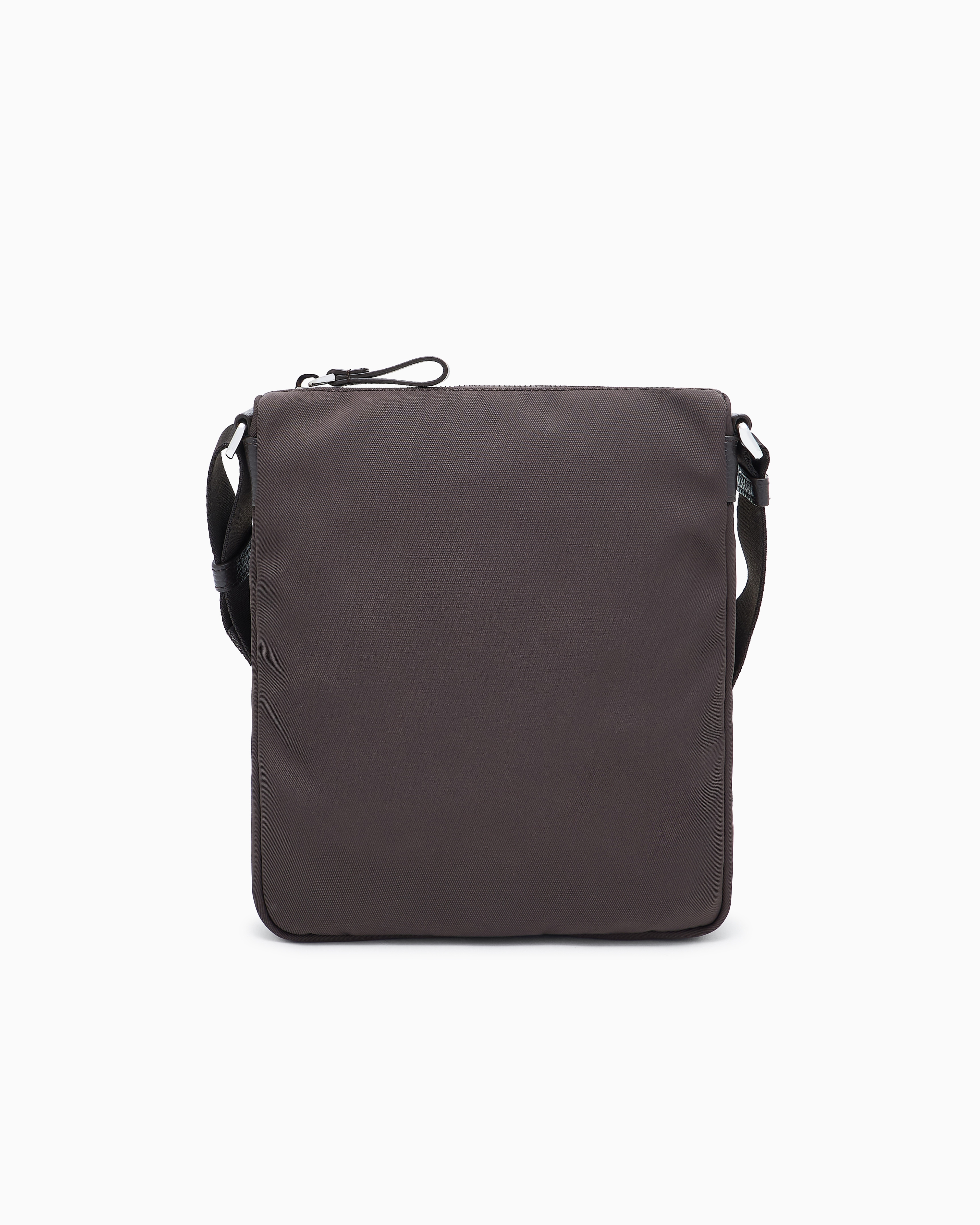 Giorgio Armani Asv Crossbody Bag In Nylon And Pebbled Leather
