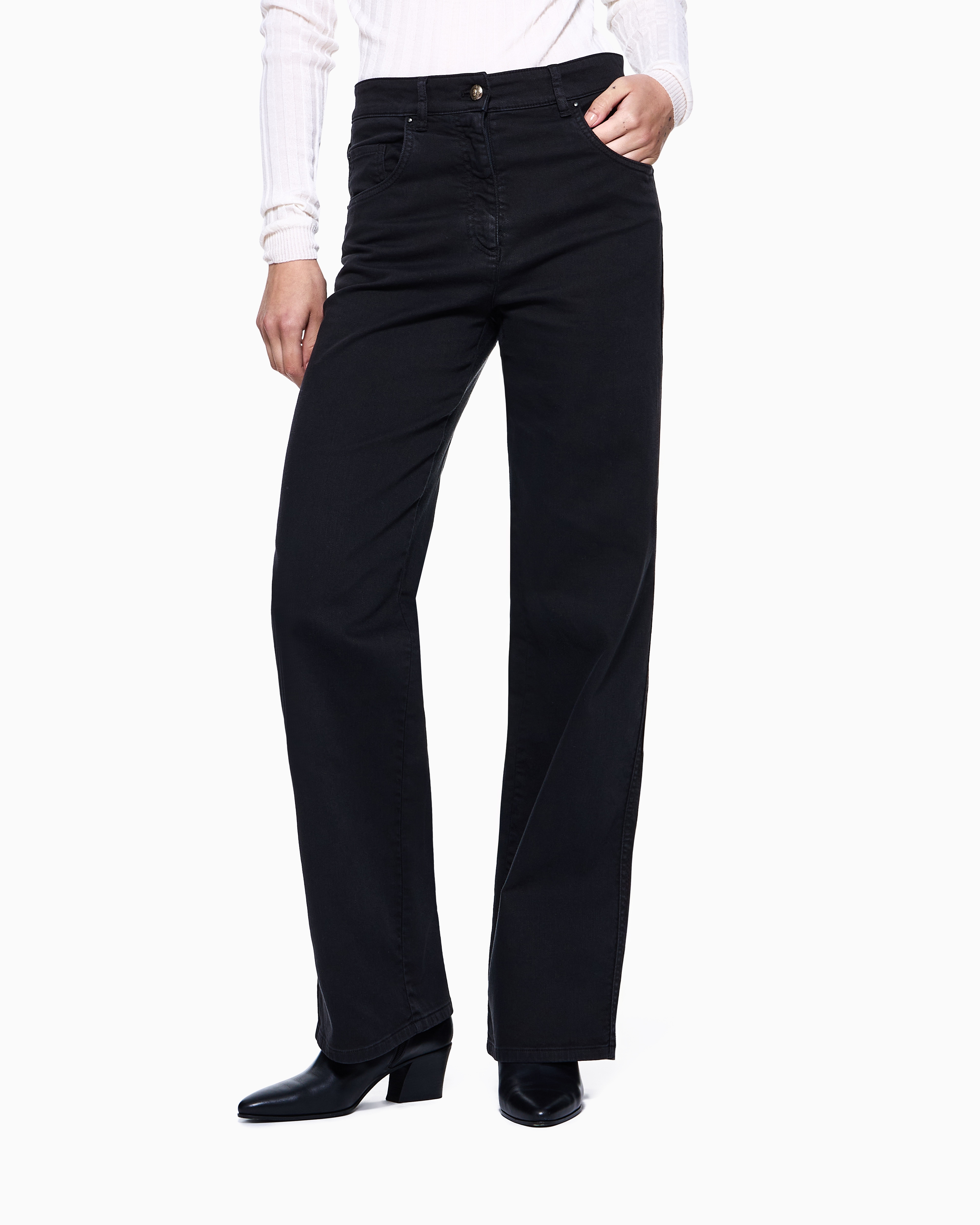 パンツ Giorgio Armani basic trousers Stretch-cotton denim trousers | Giorgio Armani