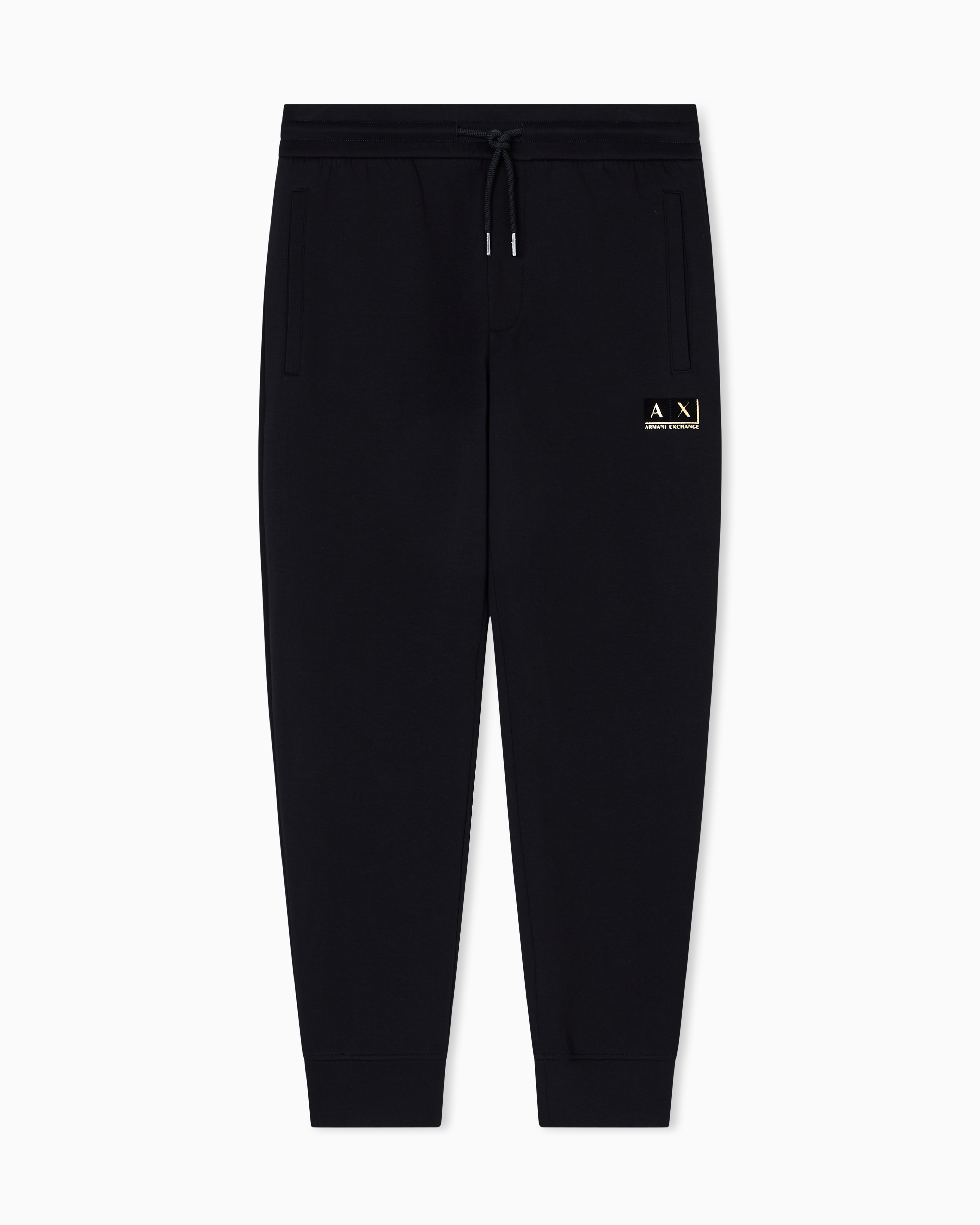 Armani Exchange - Sweatpants, Man, Black, Size: