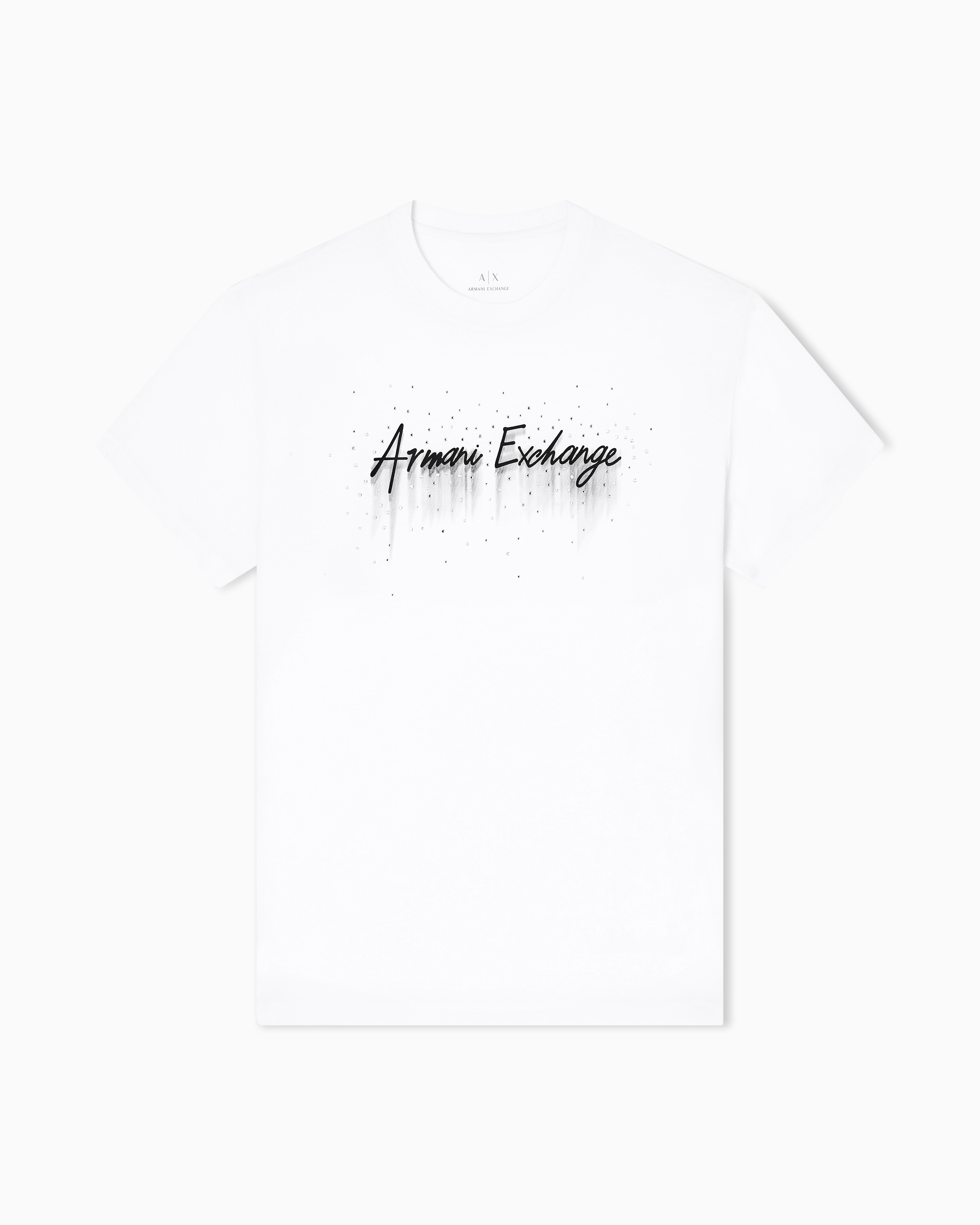 Armani Exchange Regular Fit T-shirts In White