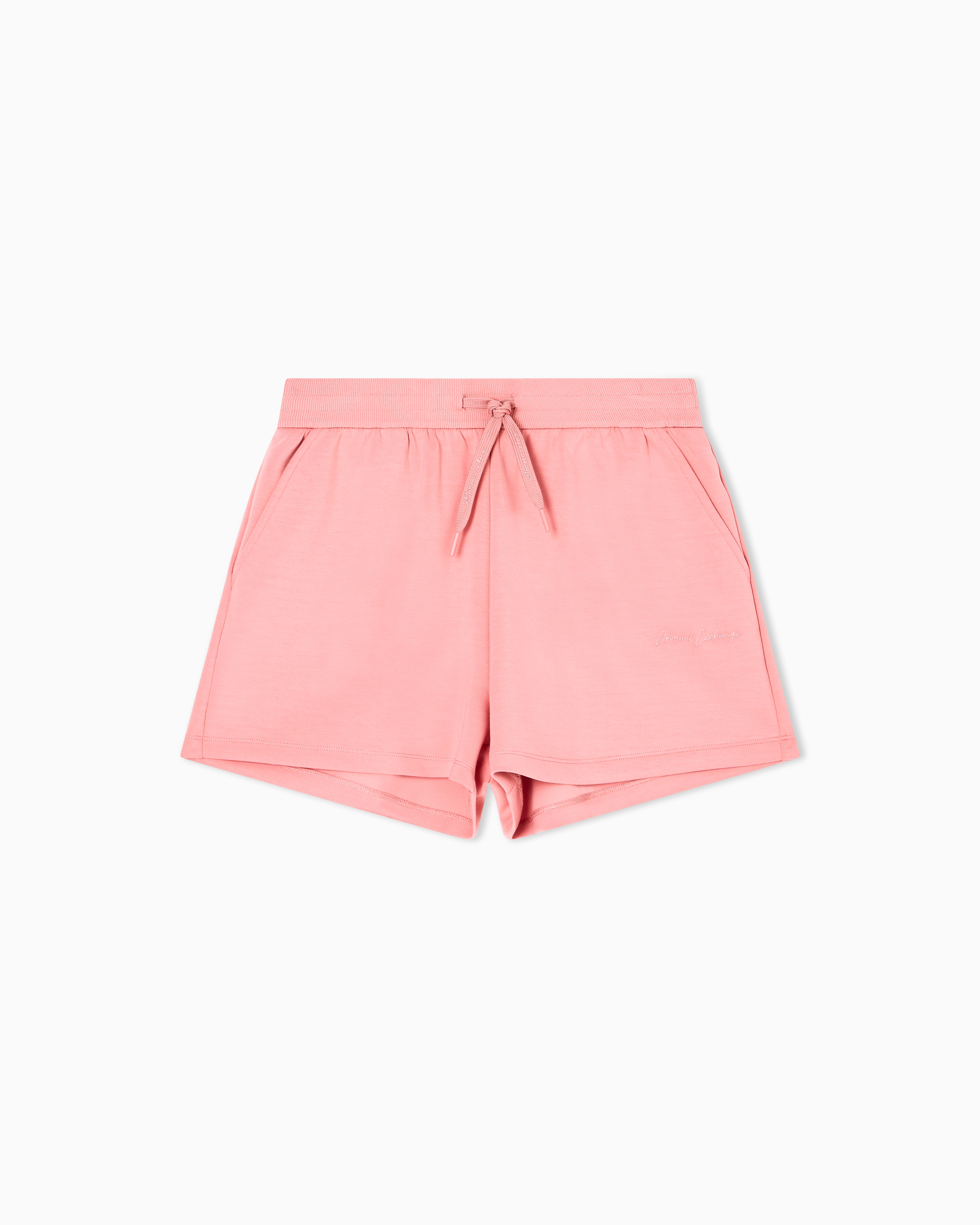 ショートパンツ ARMANI EXCHANGE Woman Short Fuchsia 3DYS89YJFHZ 14BH Moschino Fuchsia Side-Band High-Rise Wool Shorts, Brand Size