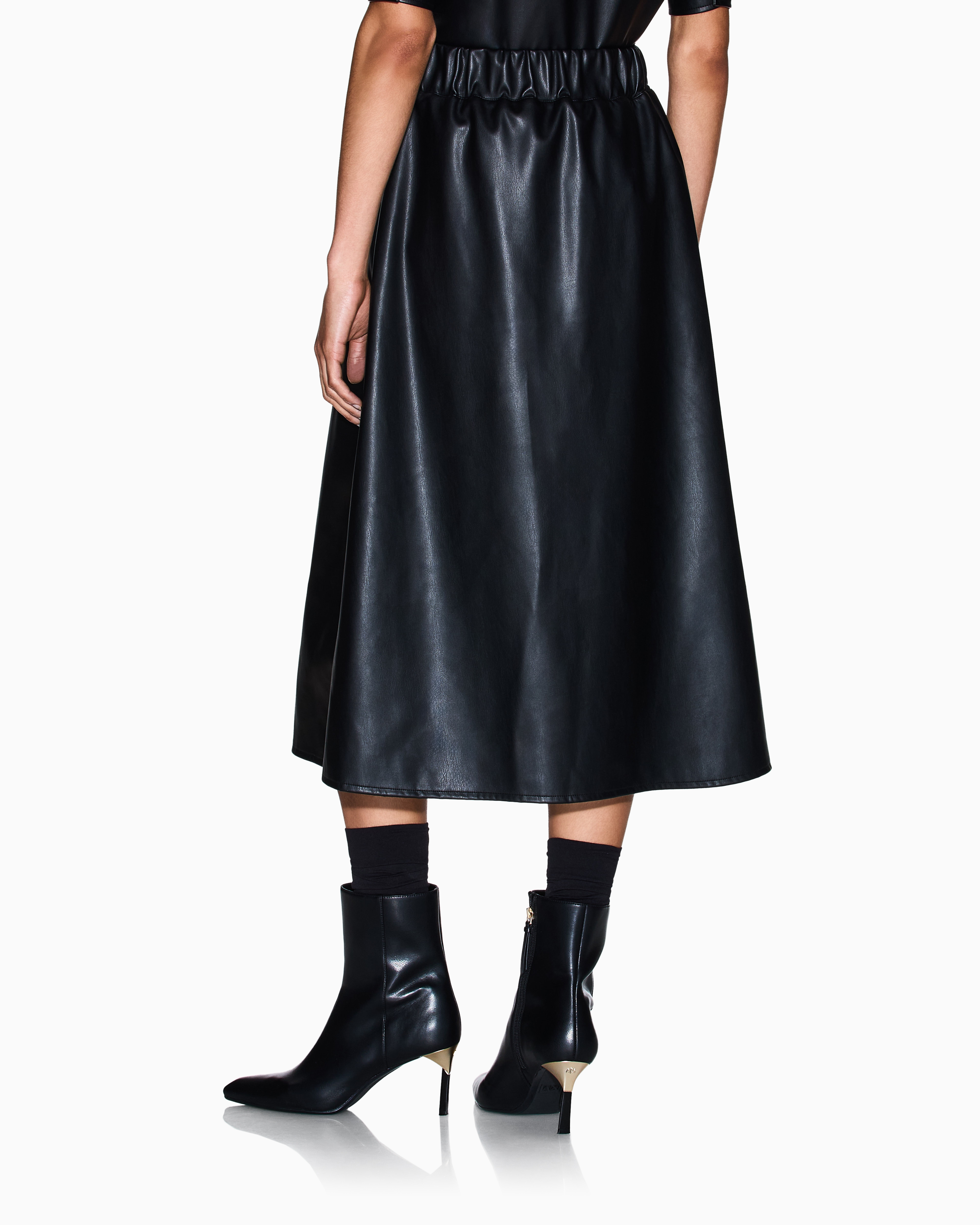 Armani Exchange - Midi Skirts, Woman, Black, Size: