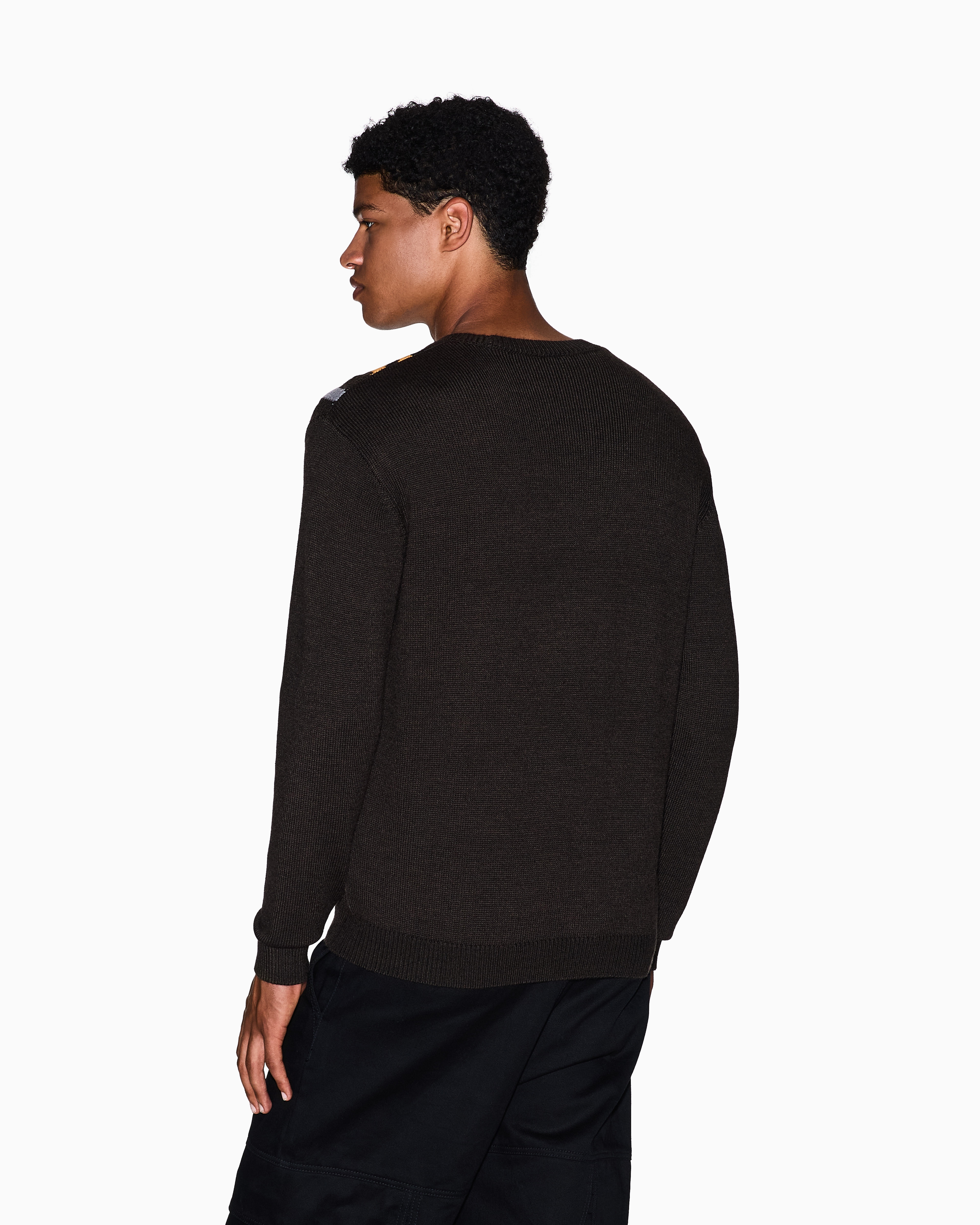 Armani Exchange - Jumpers, Man, Brown, Size: M