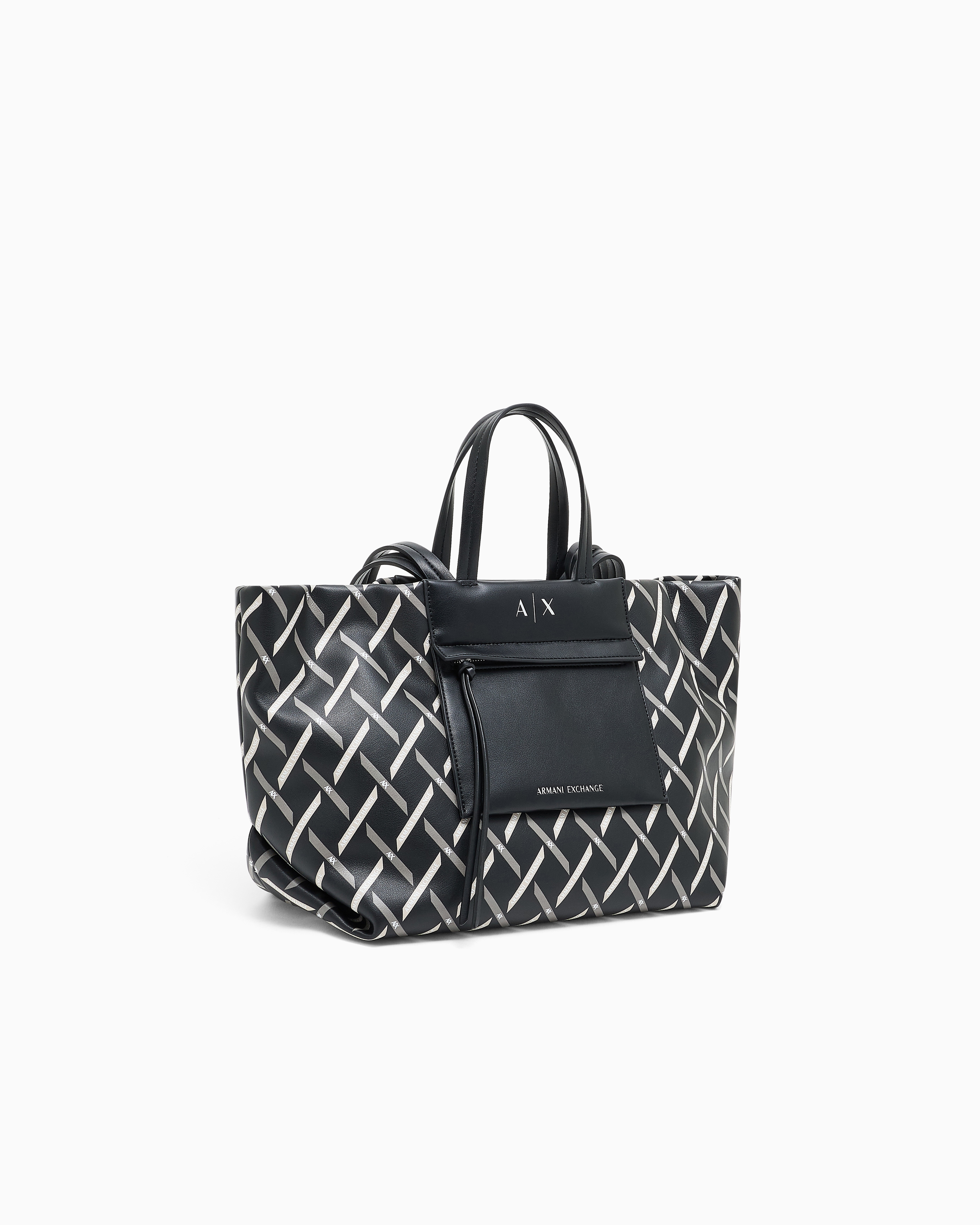 シェブロンロゴ ミディアムハンドバッグ | Armani Exchange