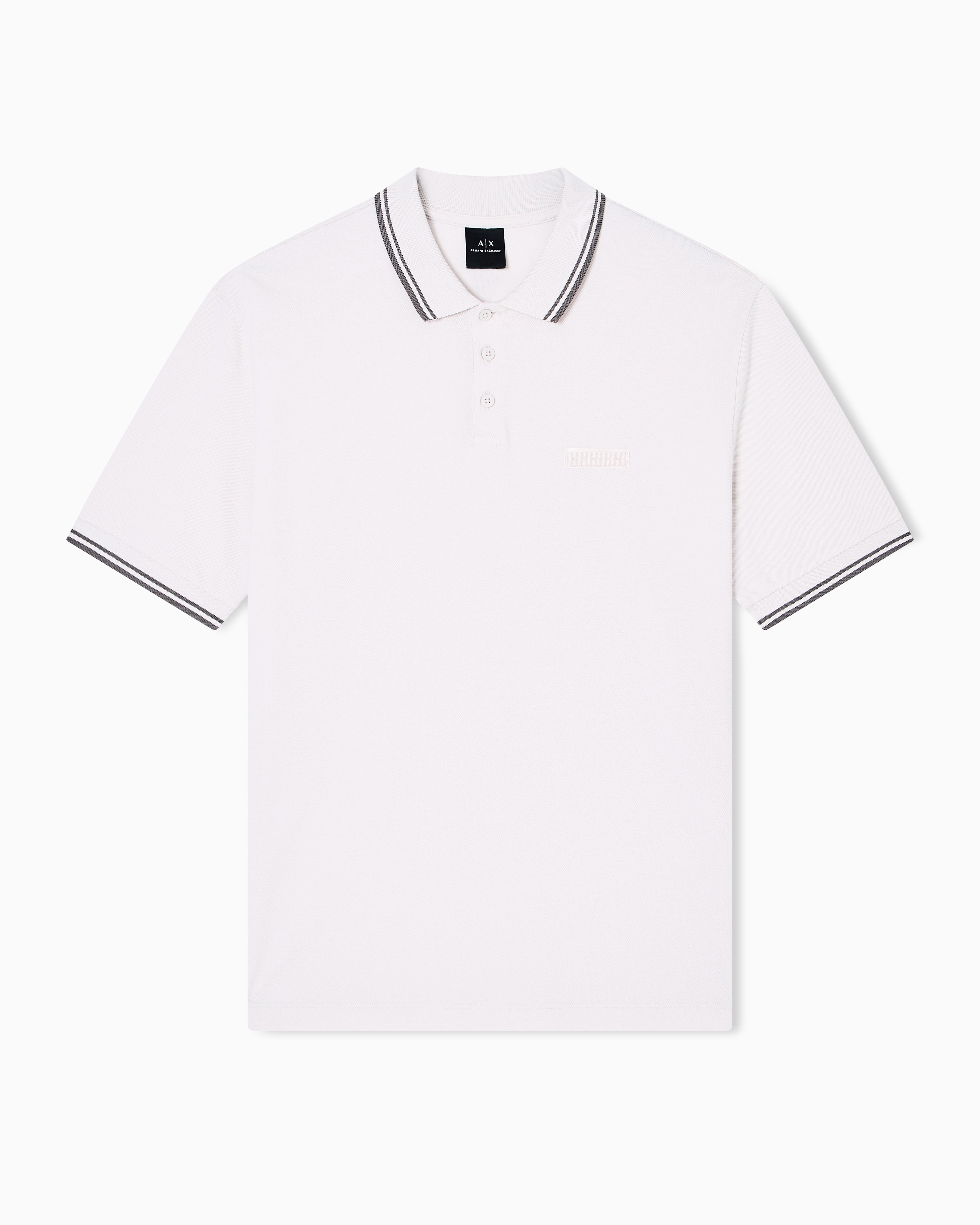 Armani Exchange - Polo Shirts, Man, White, Size: