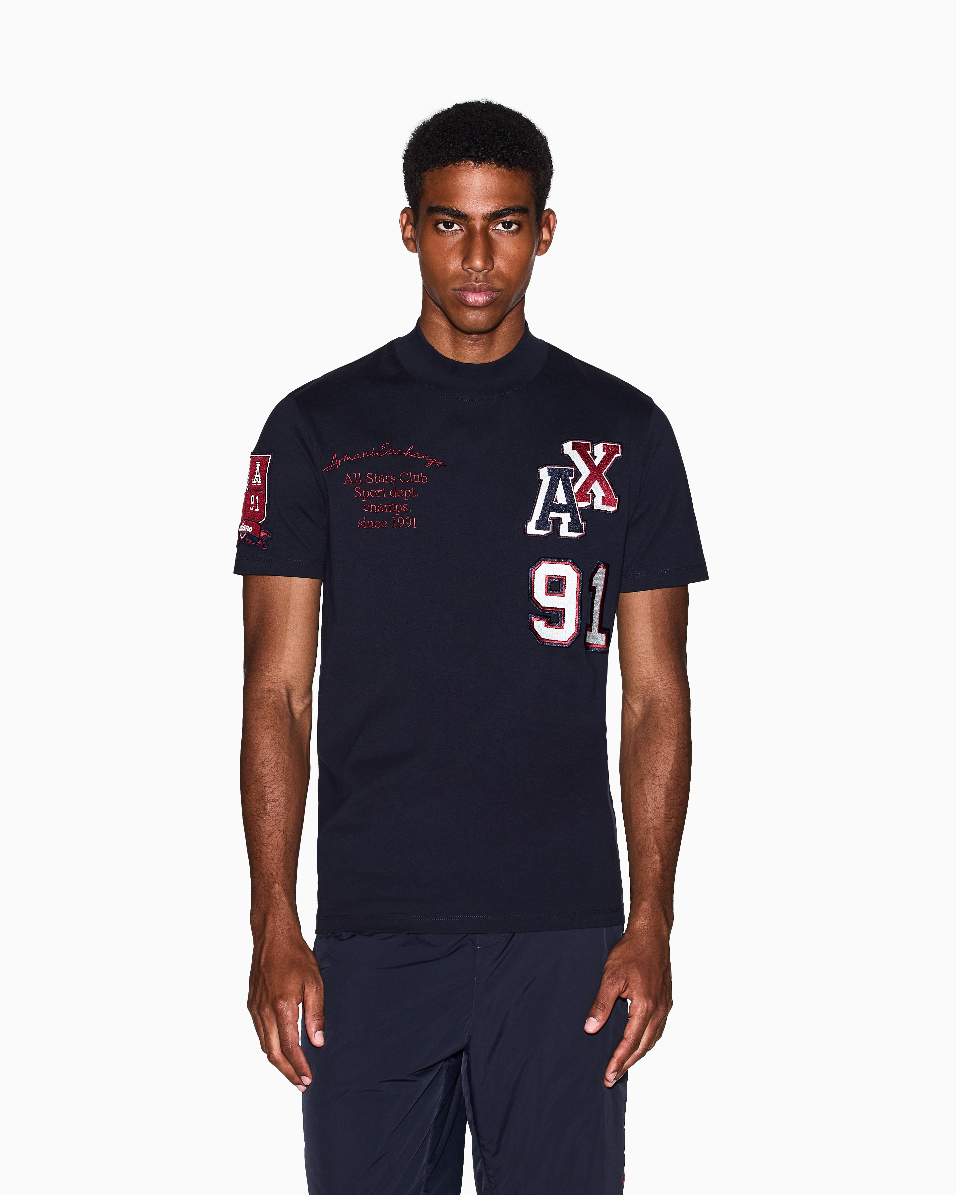 Armani Exchange Regular Fit T-shirts In Multi