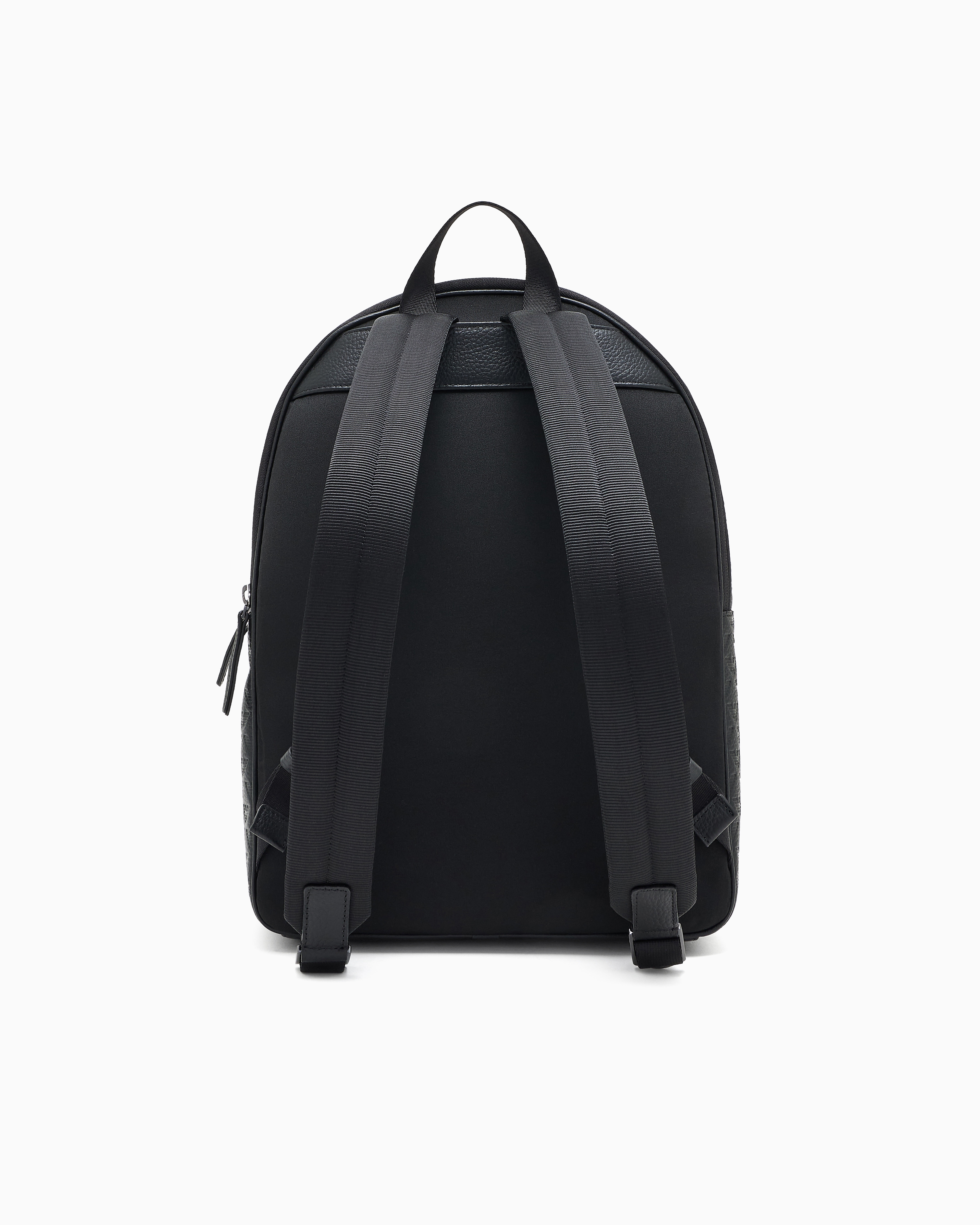 Emporio Armani ブラック バックパック Emporio Armani zip-up Leather Backpack | Black | FARFETCH
