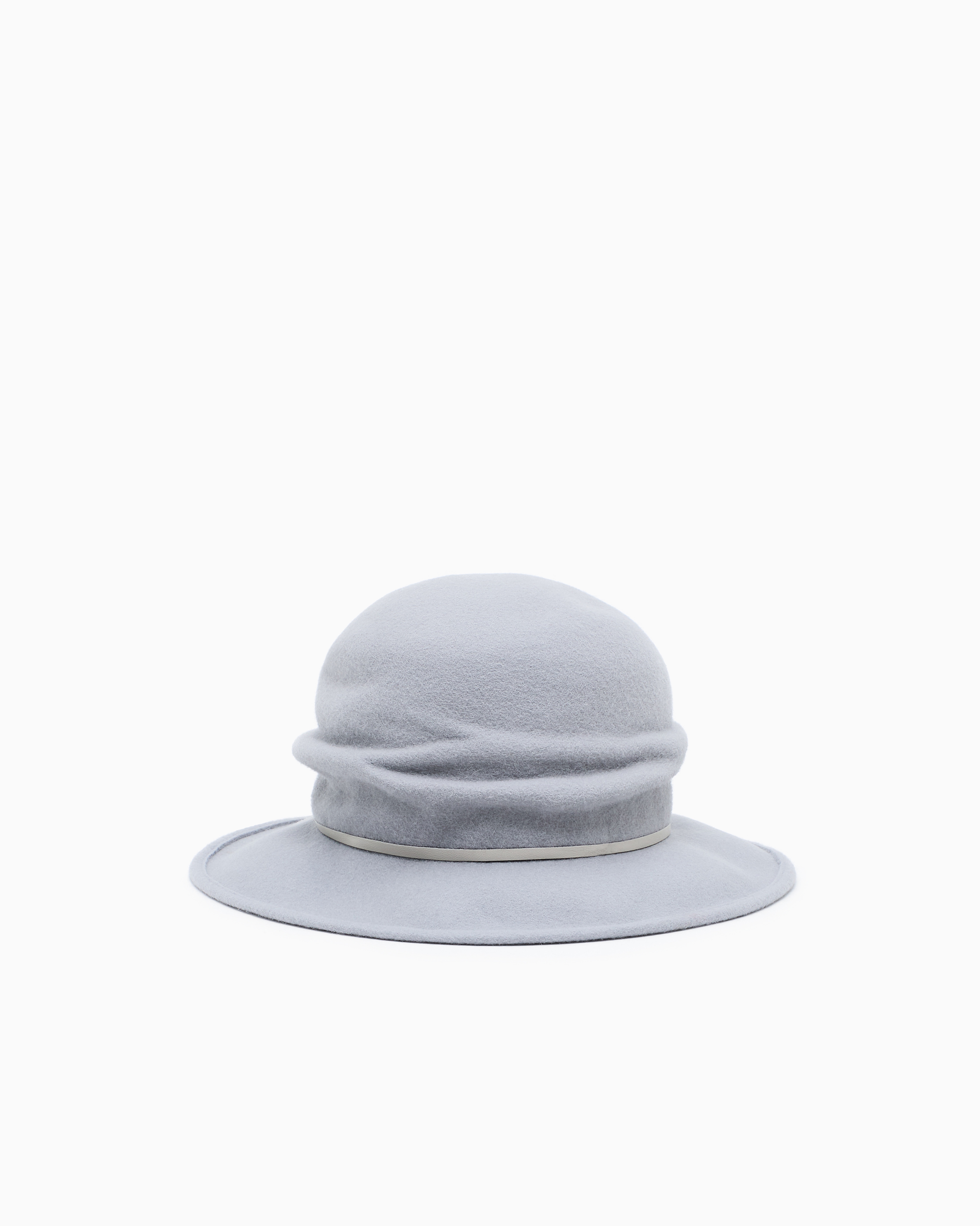 Giorgio Armani Wool Felt Hat In Gray