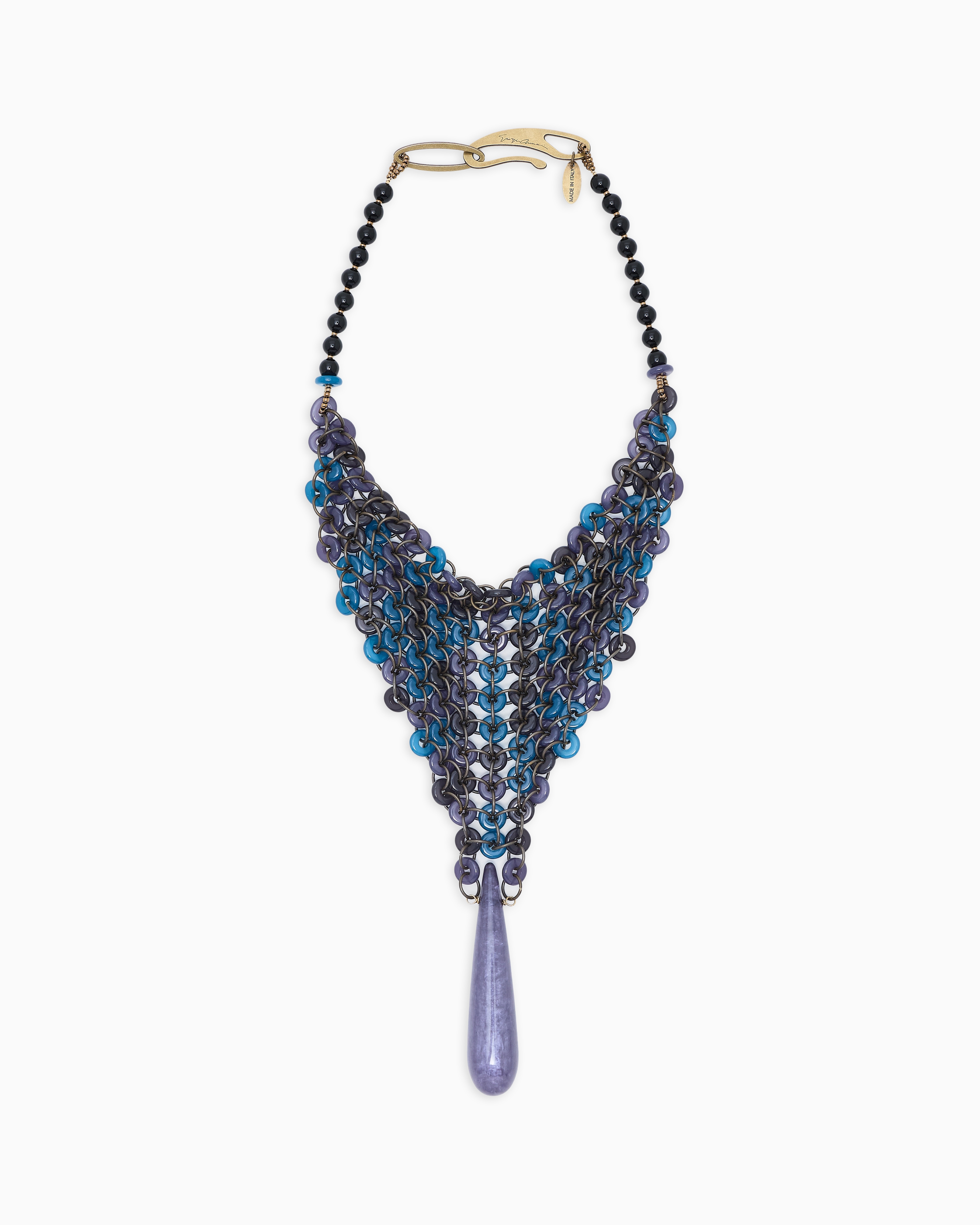 Giorgio Armani Necklaces In Blue