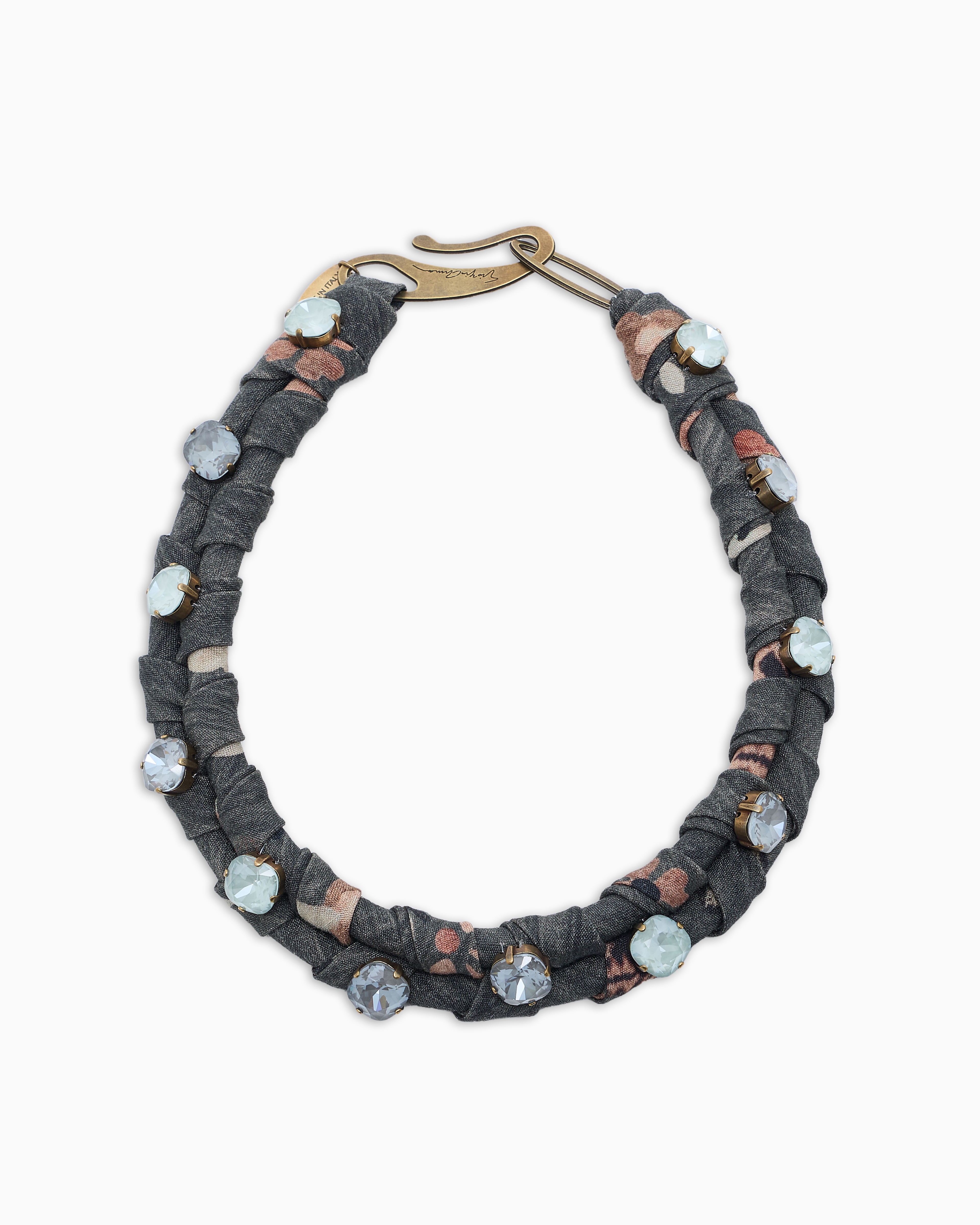 Giorgio Armani Necklaces In Gray