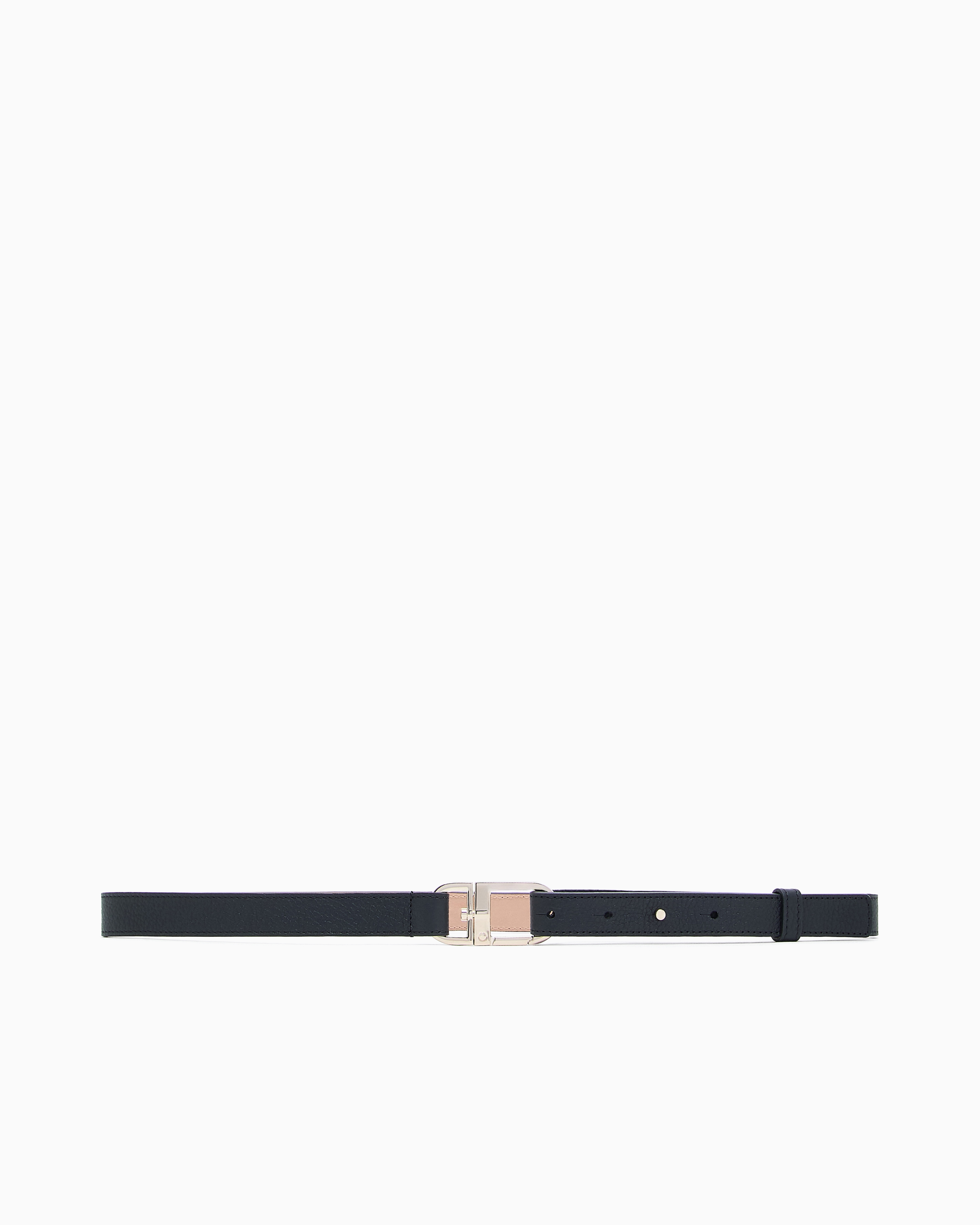 Giorgio Armani Ceinture En Cuir Grainé In Black