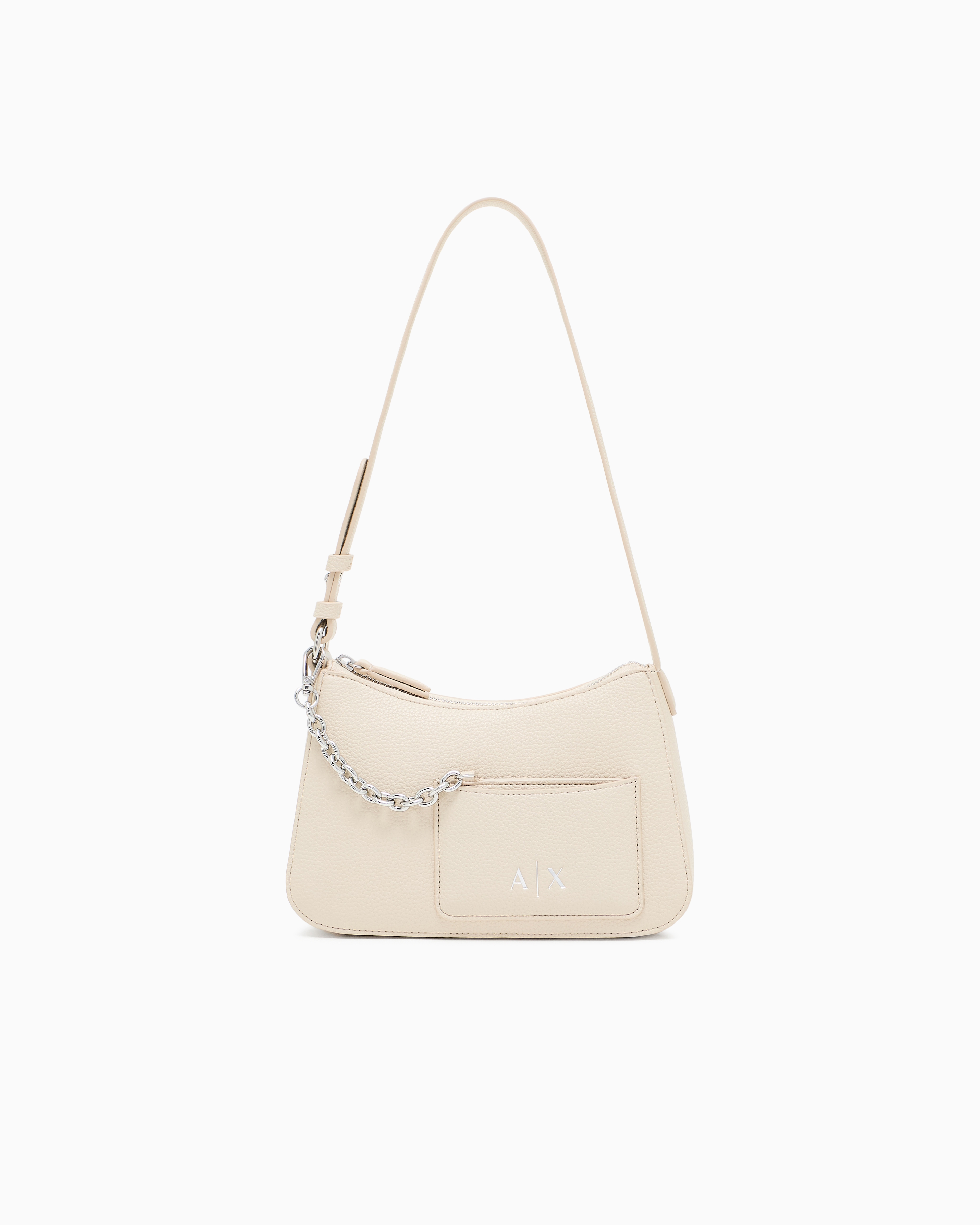 Armani Exchange - Mini Bags, Woman, Beige, Size: TU