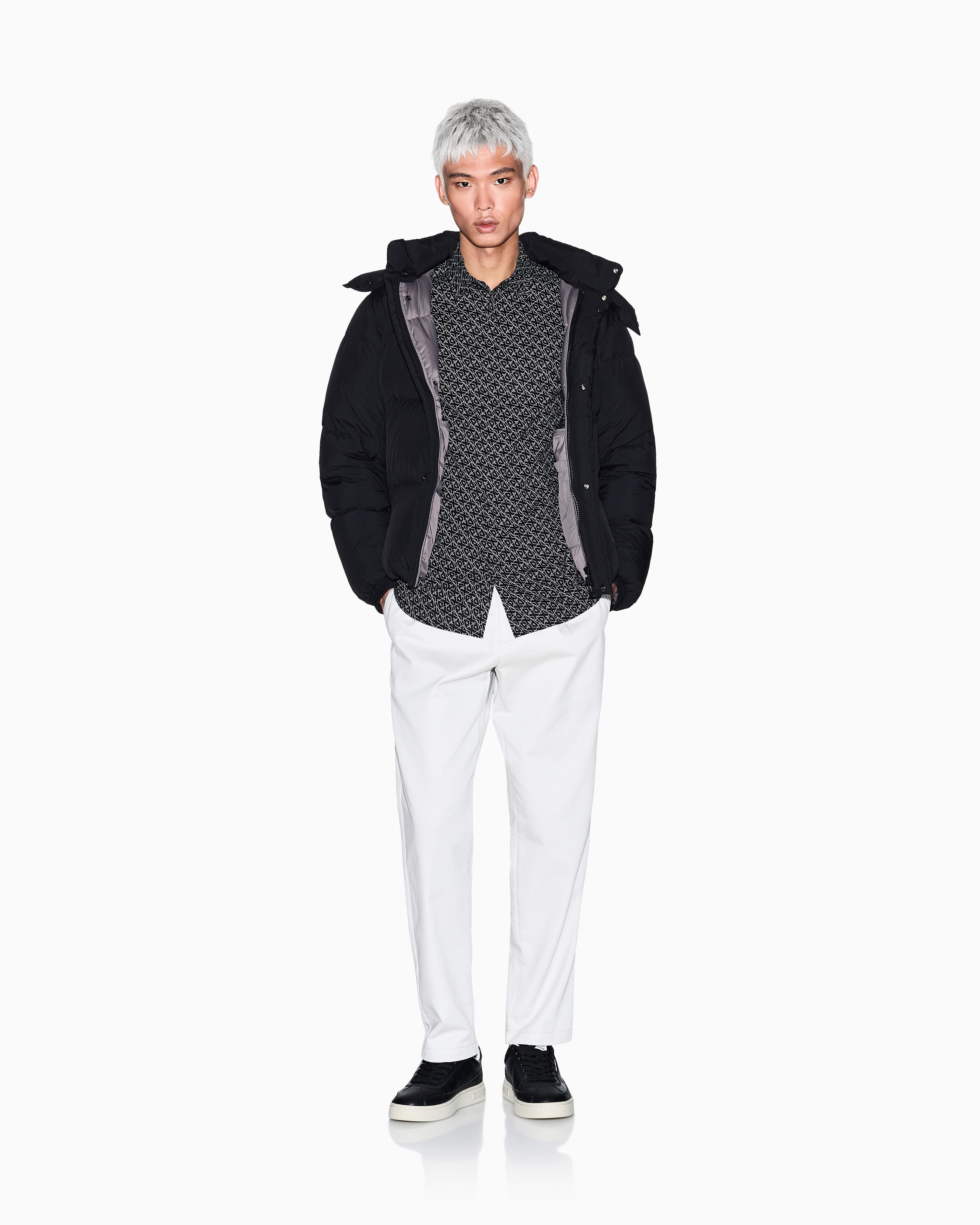 ARMANI新品 スウェットシャツ スキューバファブリック サイドスリット