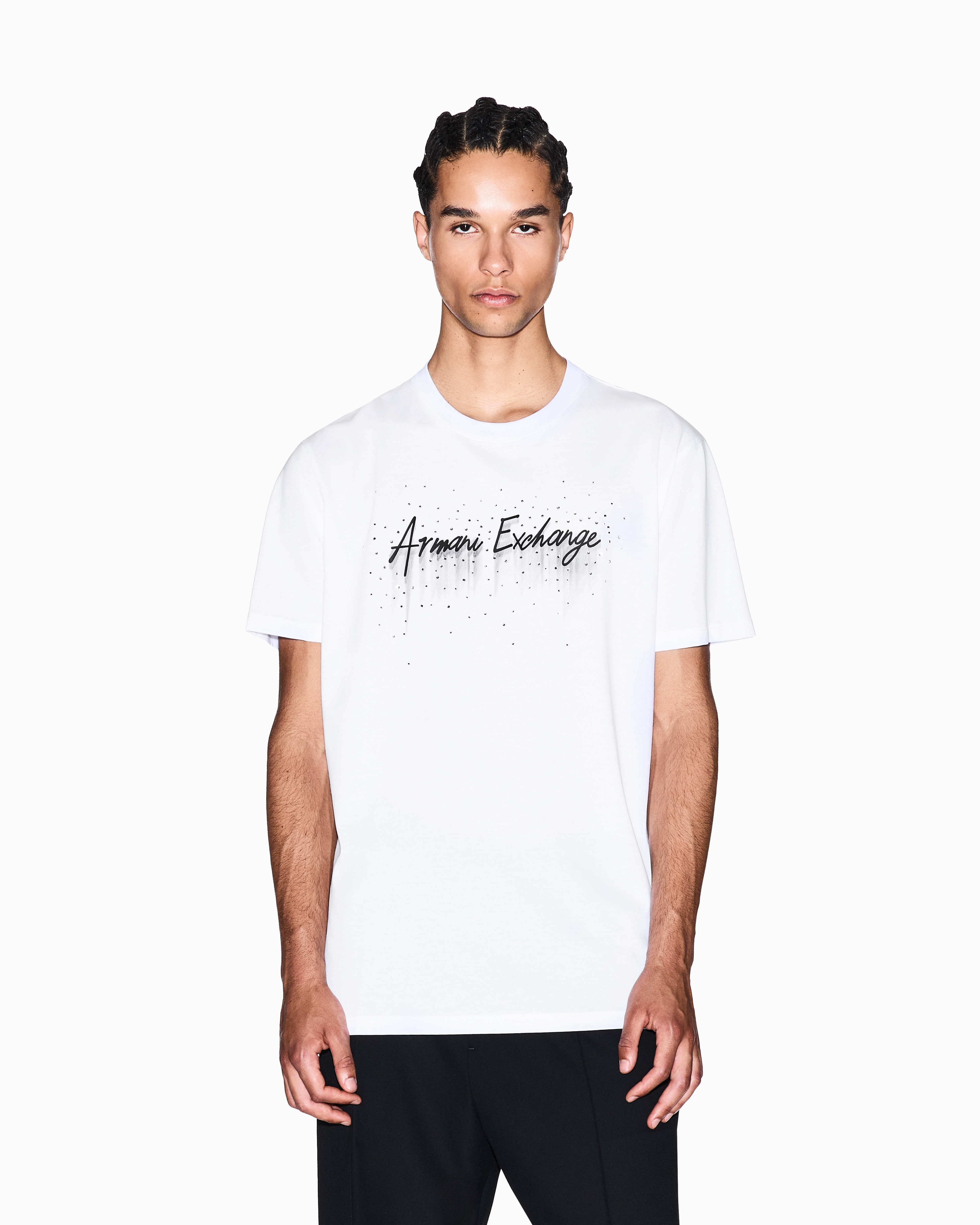 AXロゴ 半袖クルーネックTシャツ | Armani Exchange