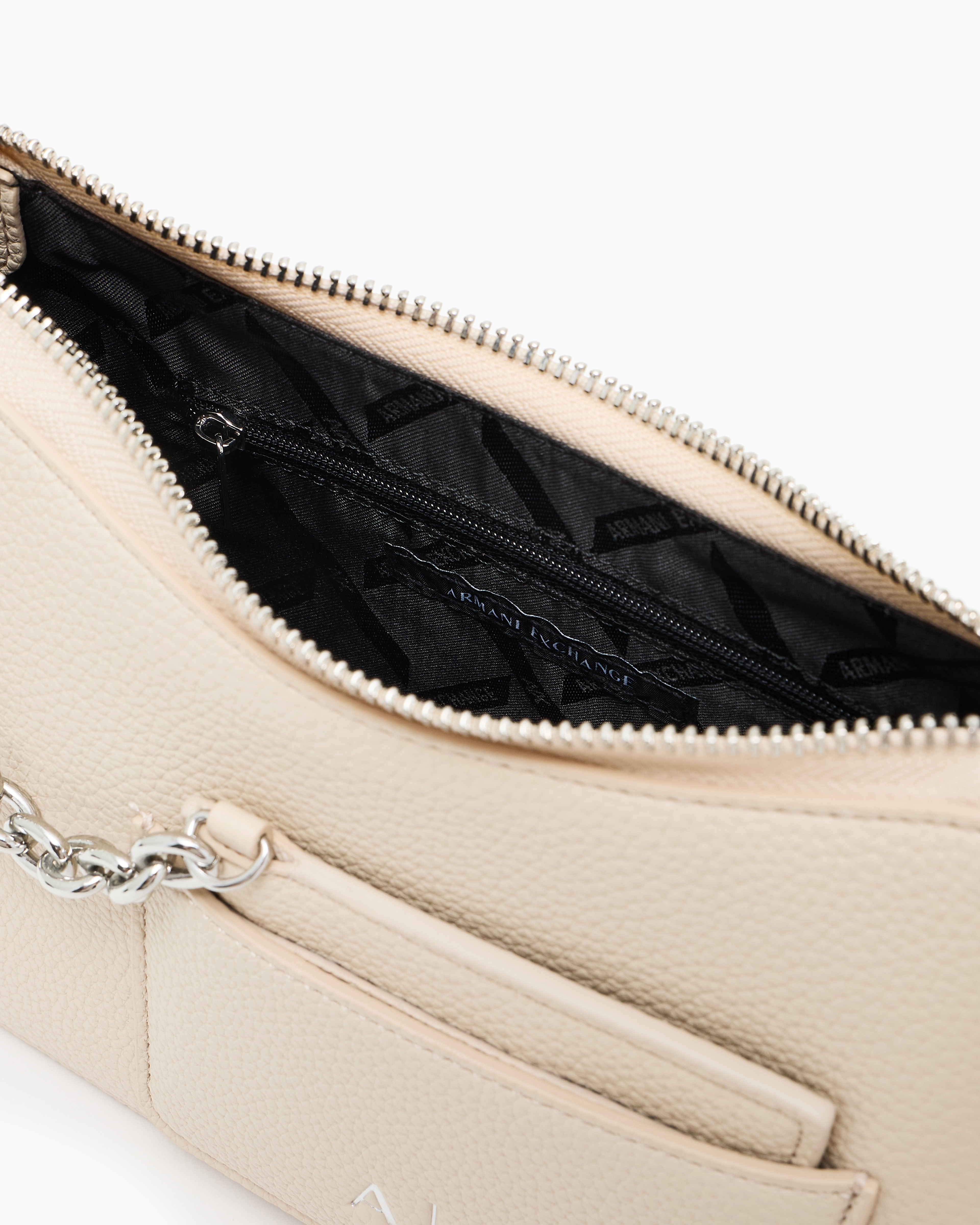 Armani Exchange - Mini Bags, Woman, Beige, Size: TU