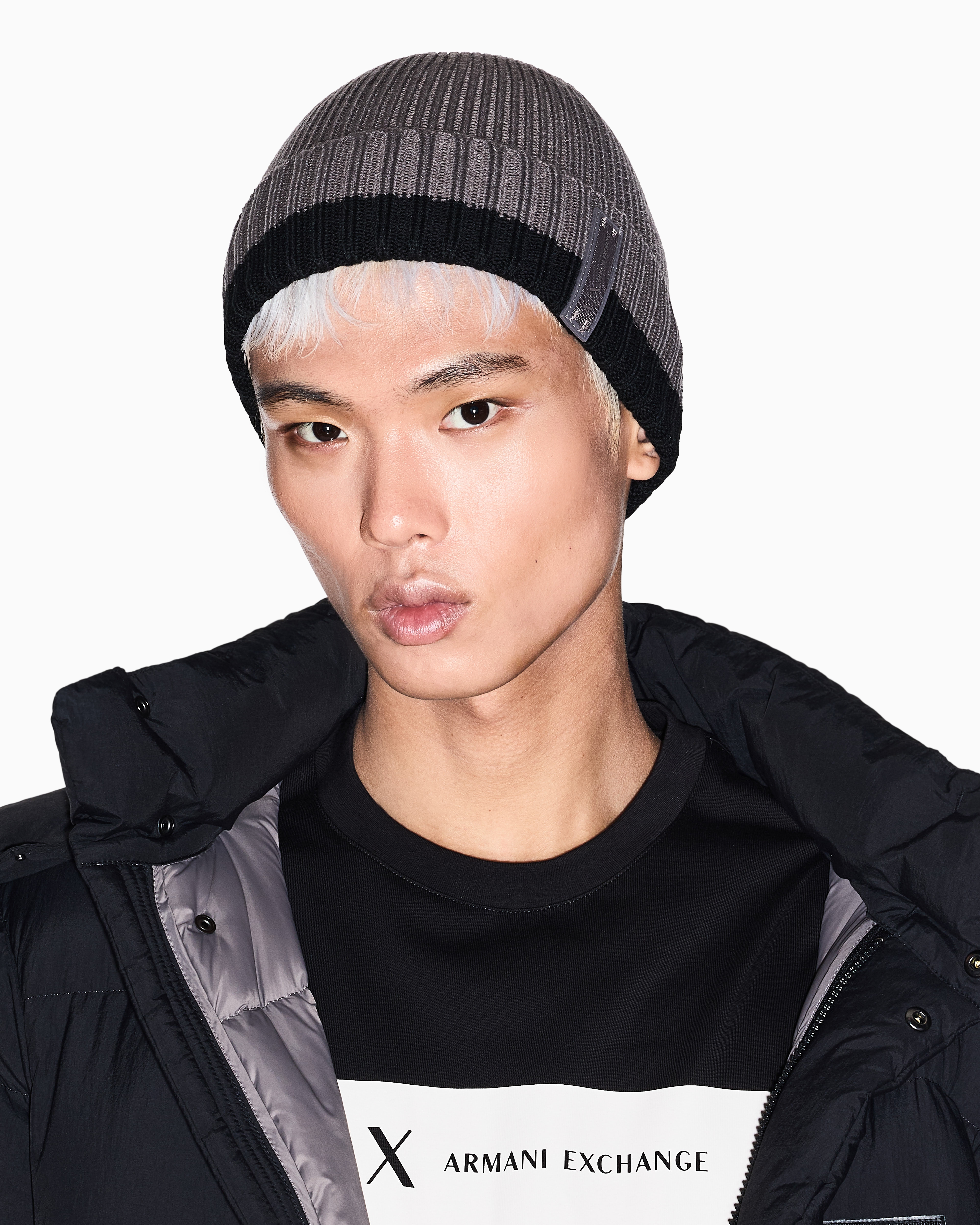 Armani Exchange Beanies In Brown