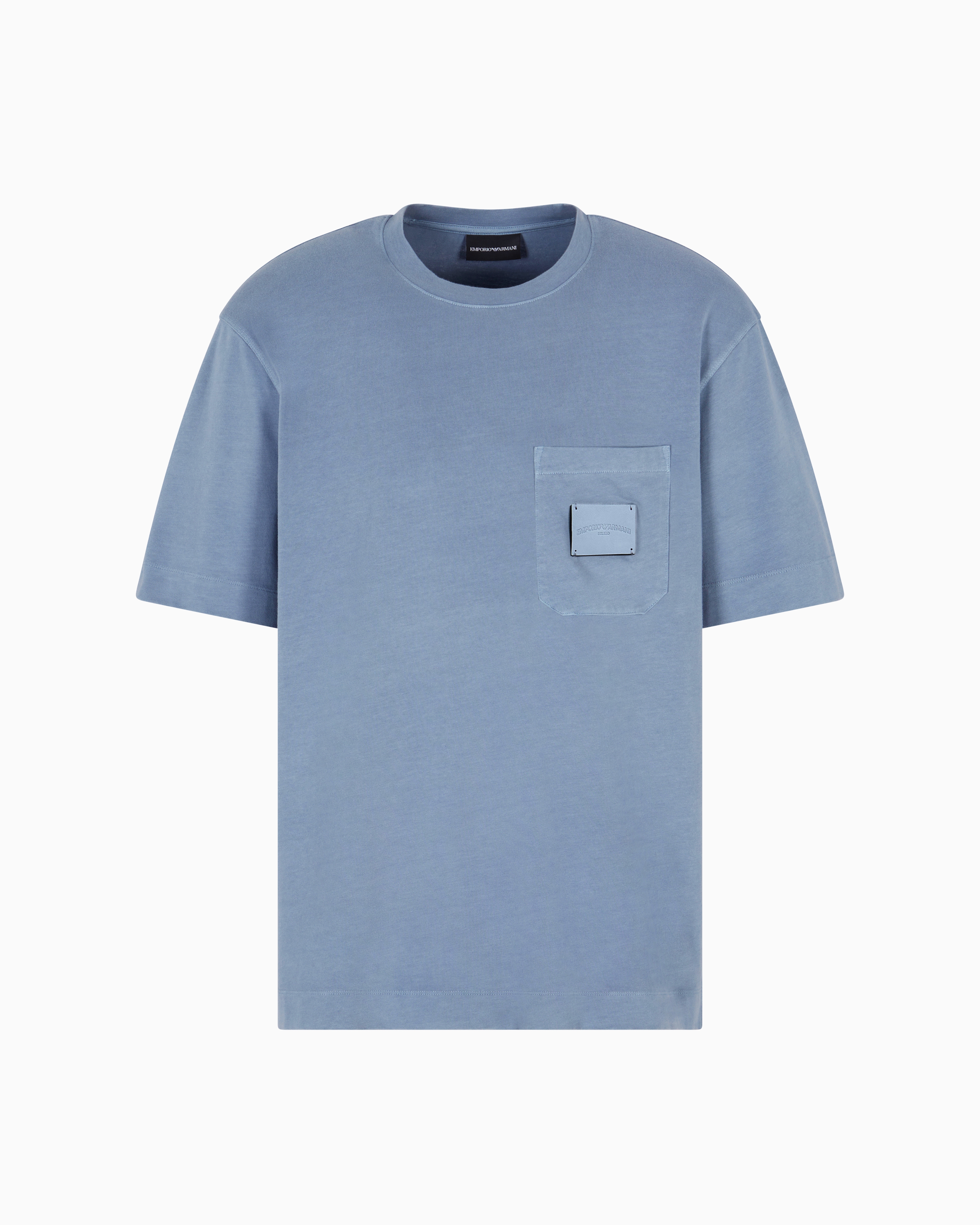 EMPORIO ARMANI ASV TRAVEL ESSENTIALS Tシャツ ジャージー素材 EM000983_AF13669_UB118_F_SS202