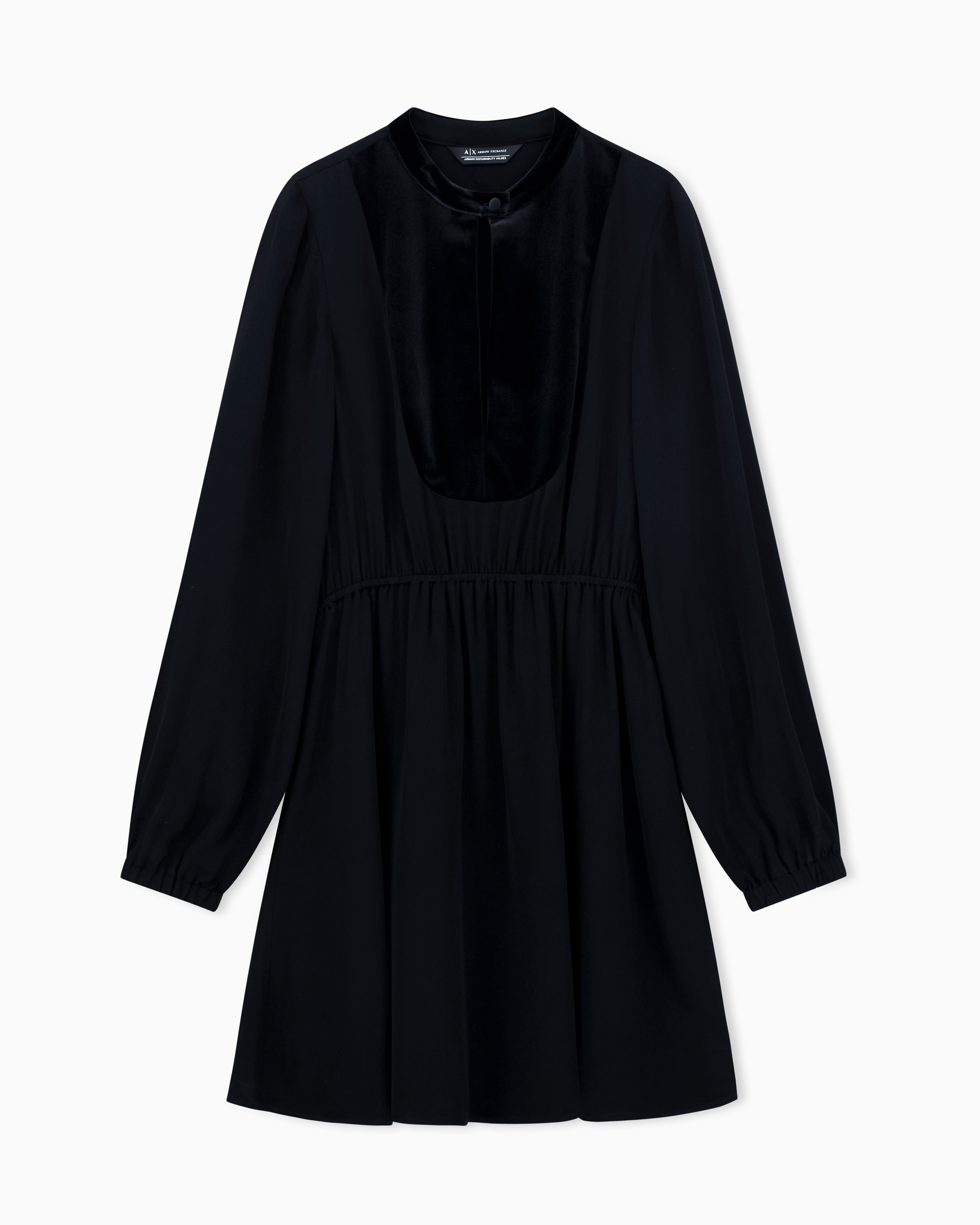 Armani Exchange - Short Dresses, Woman, Black, Size: