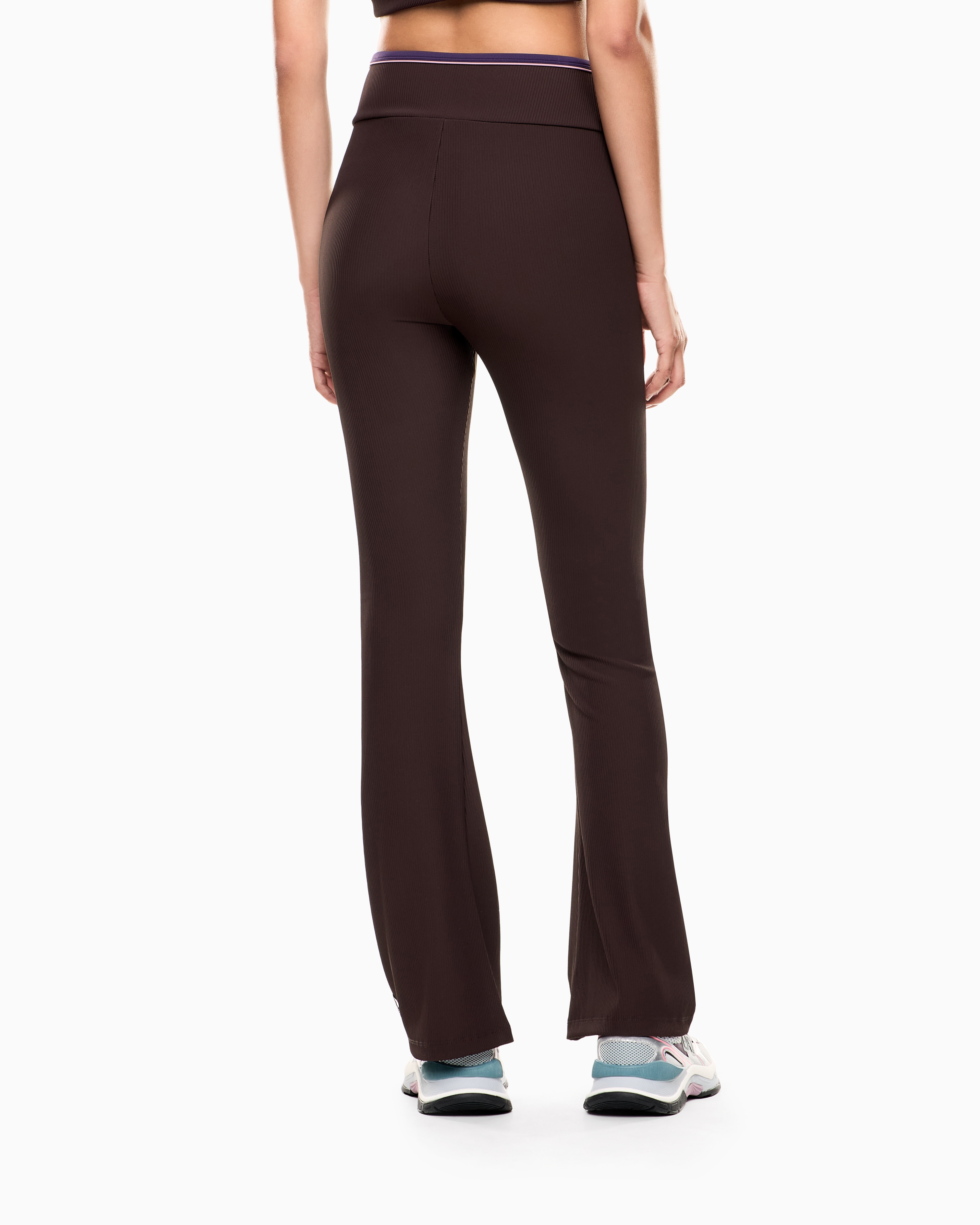 Ea7 Dynamic Athlete Leggings In Vigor7 Technical Fabric In Brown