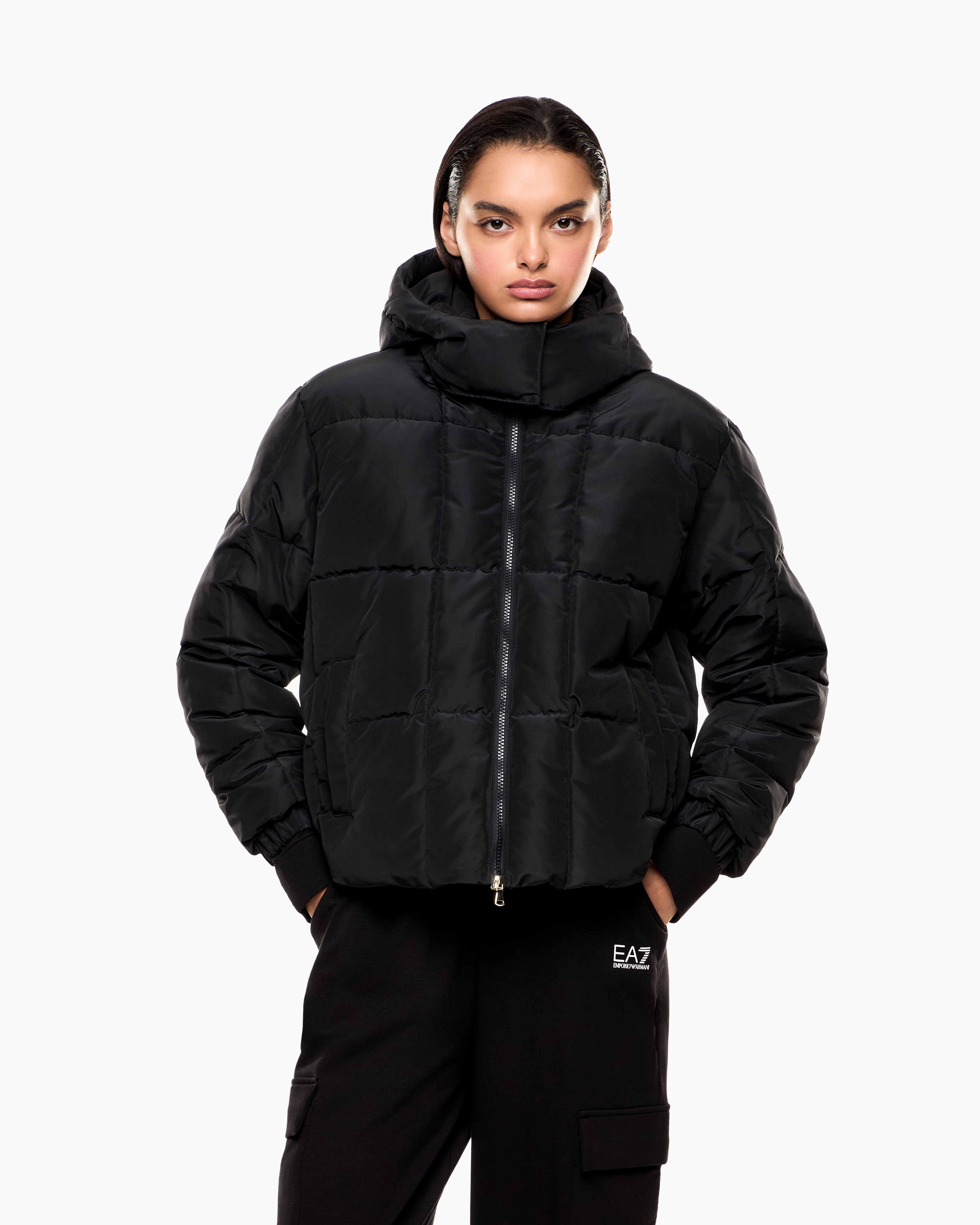 【極美品】Z ZEGNA ゼニヤ　黒 キルティングジャケット キルティングジャケット CALIDUM7パディング | EA7