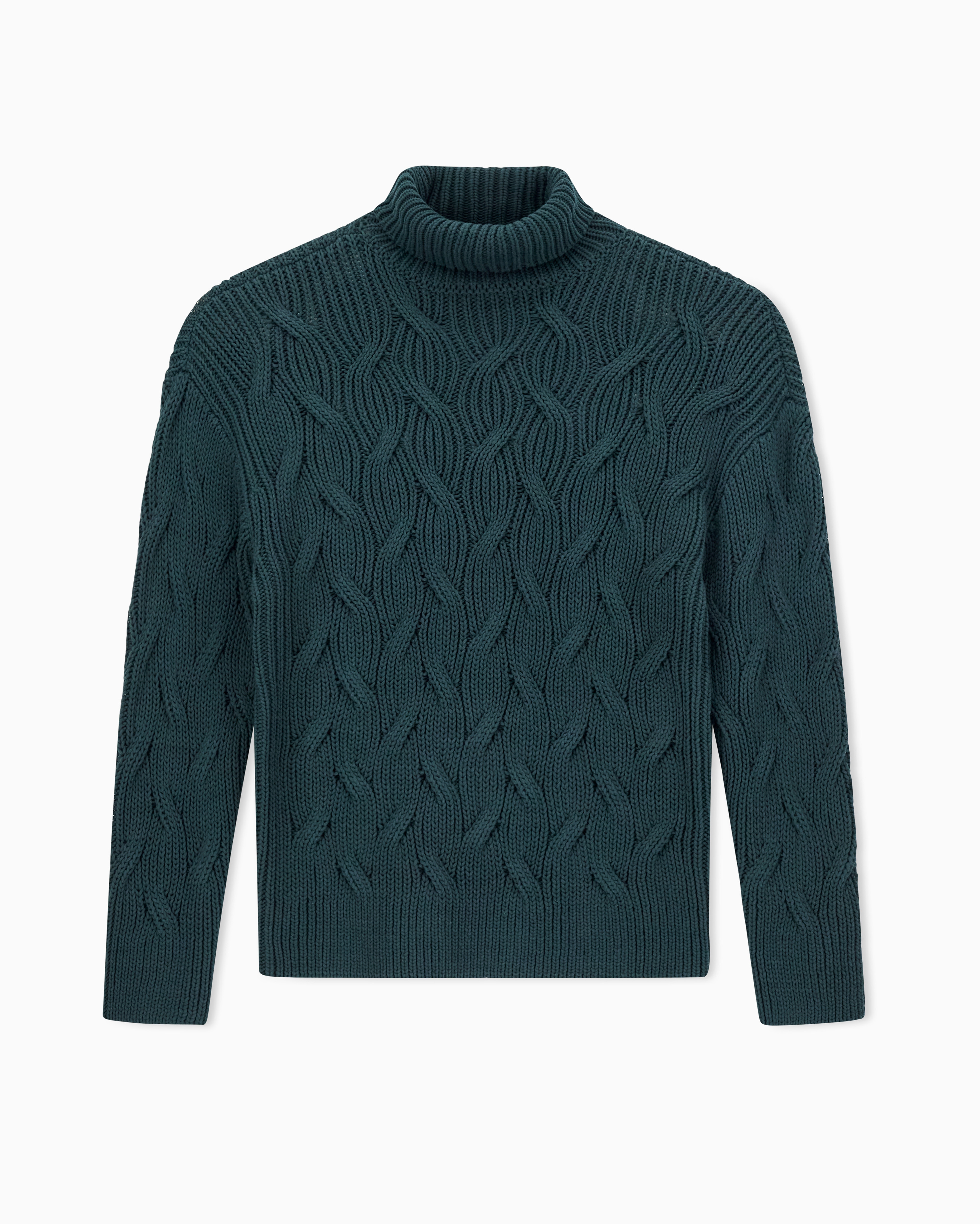 Armani Exchange - Turtlenecks, Woman, Green, Size: S