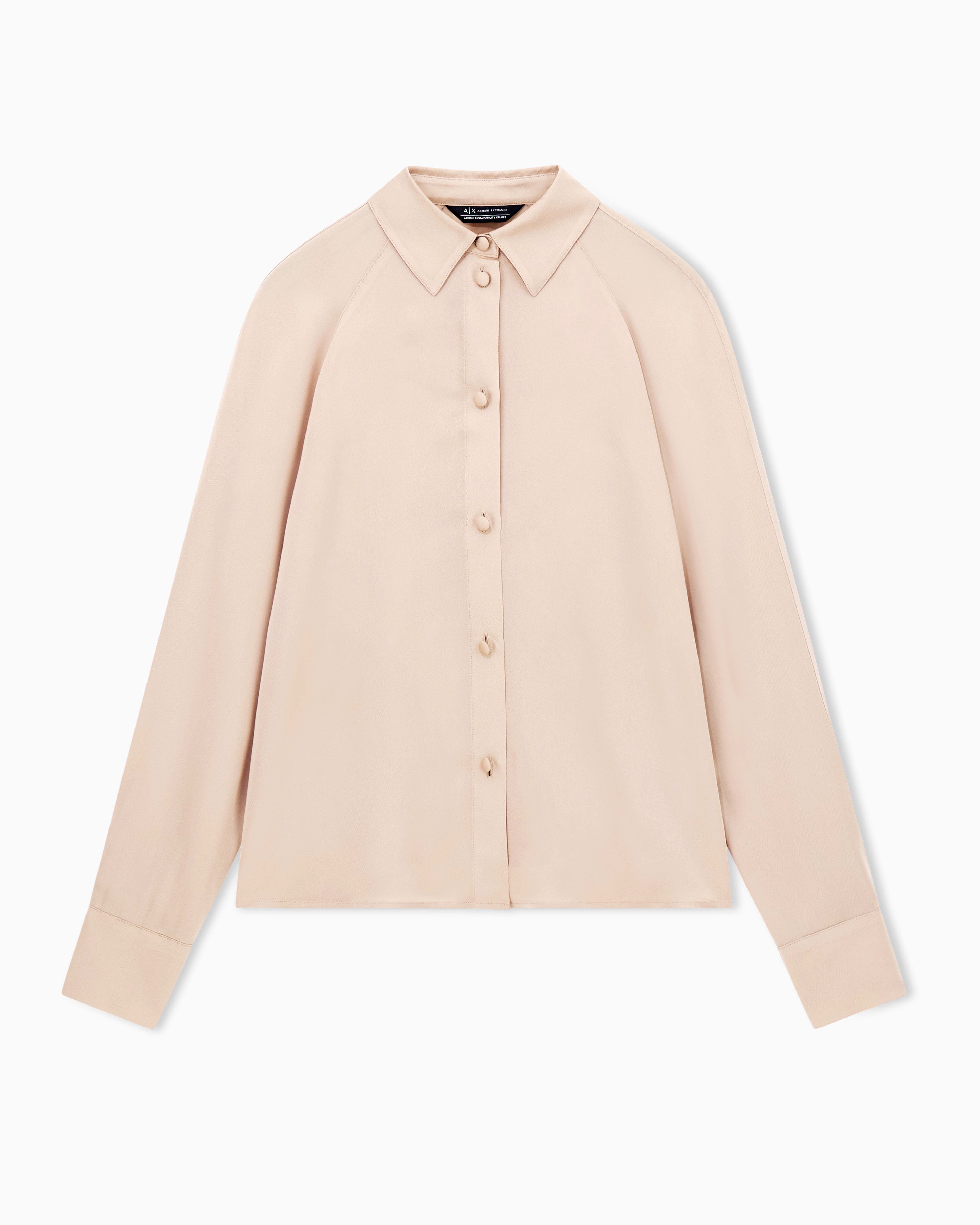 Armani Exchange Casual Shirts In Neutral