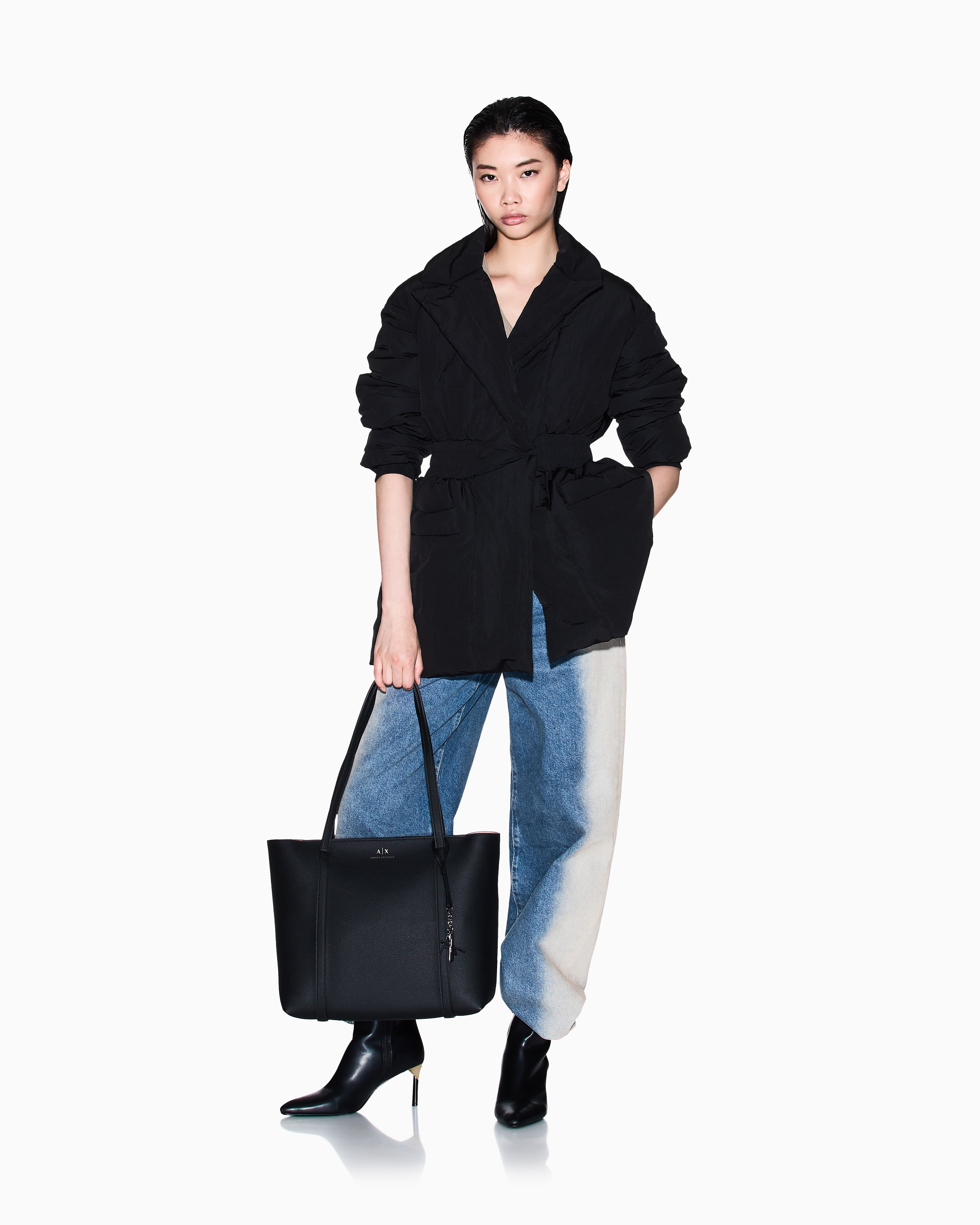 Armani Exchange Down Jackets In Black