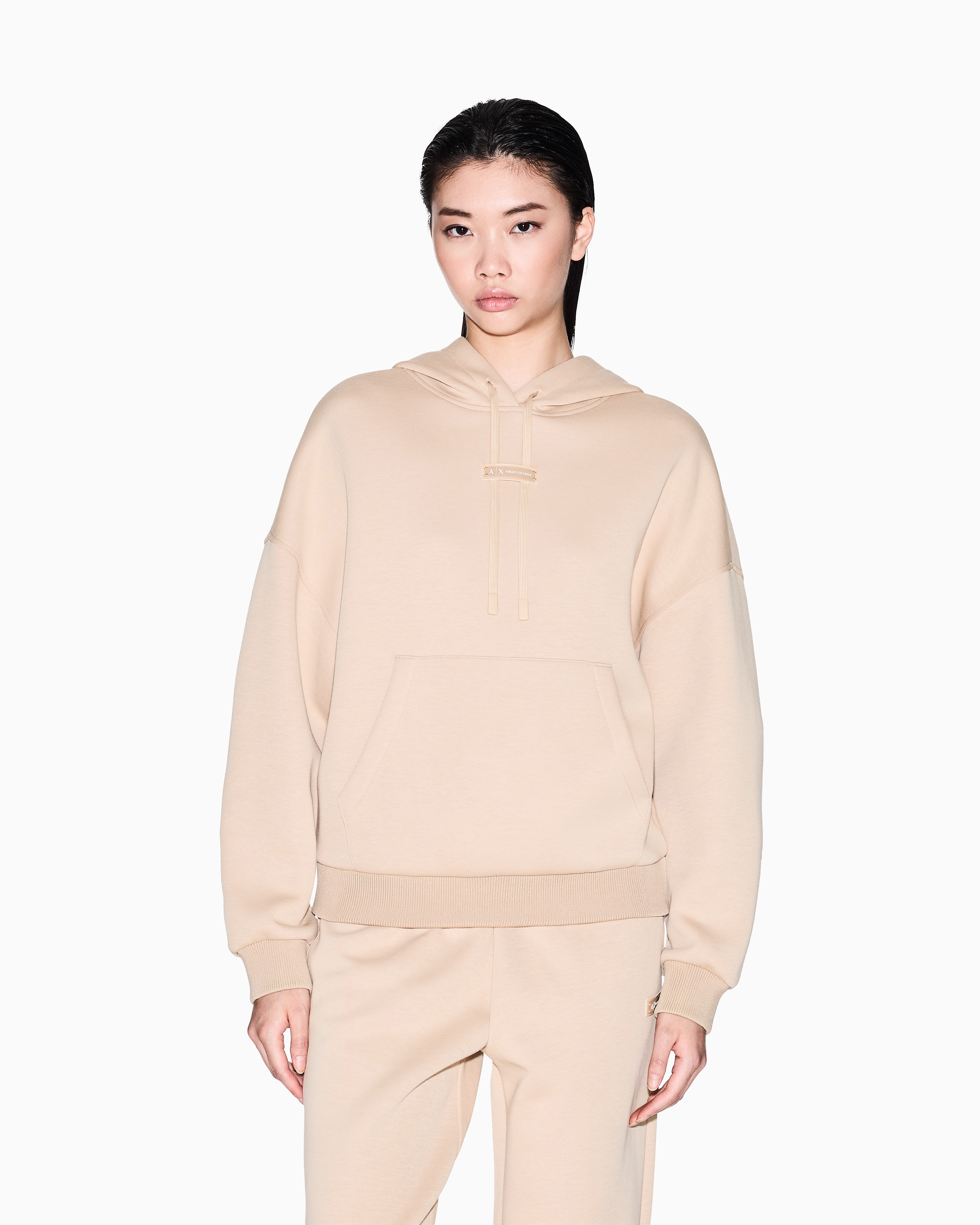 Armani Exchange Hoodies In Neutral