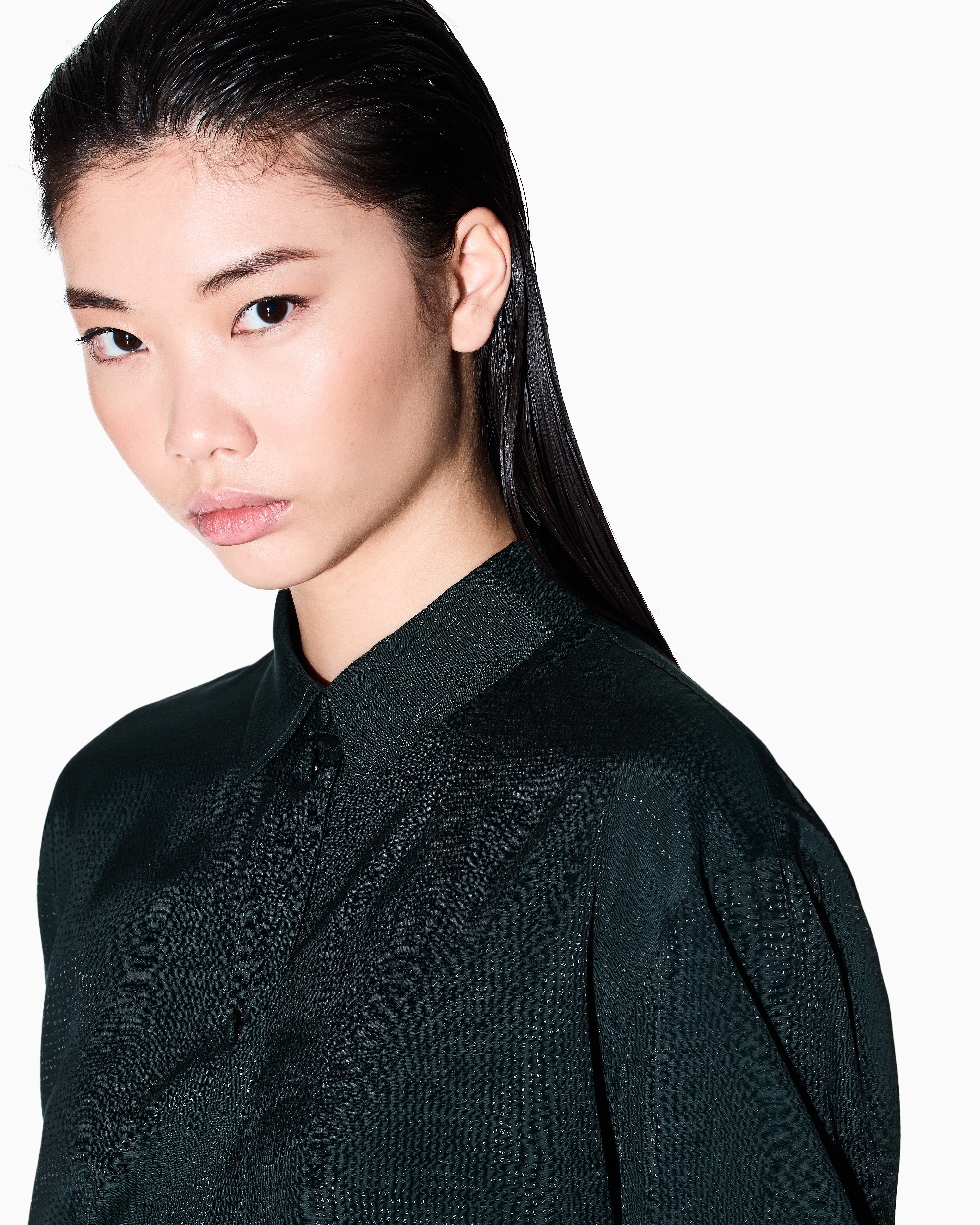 Armani Exchange Casual Shirts In Green