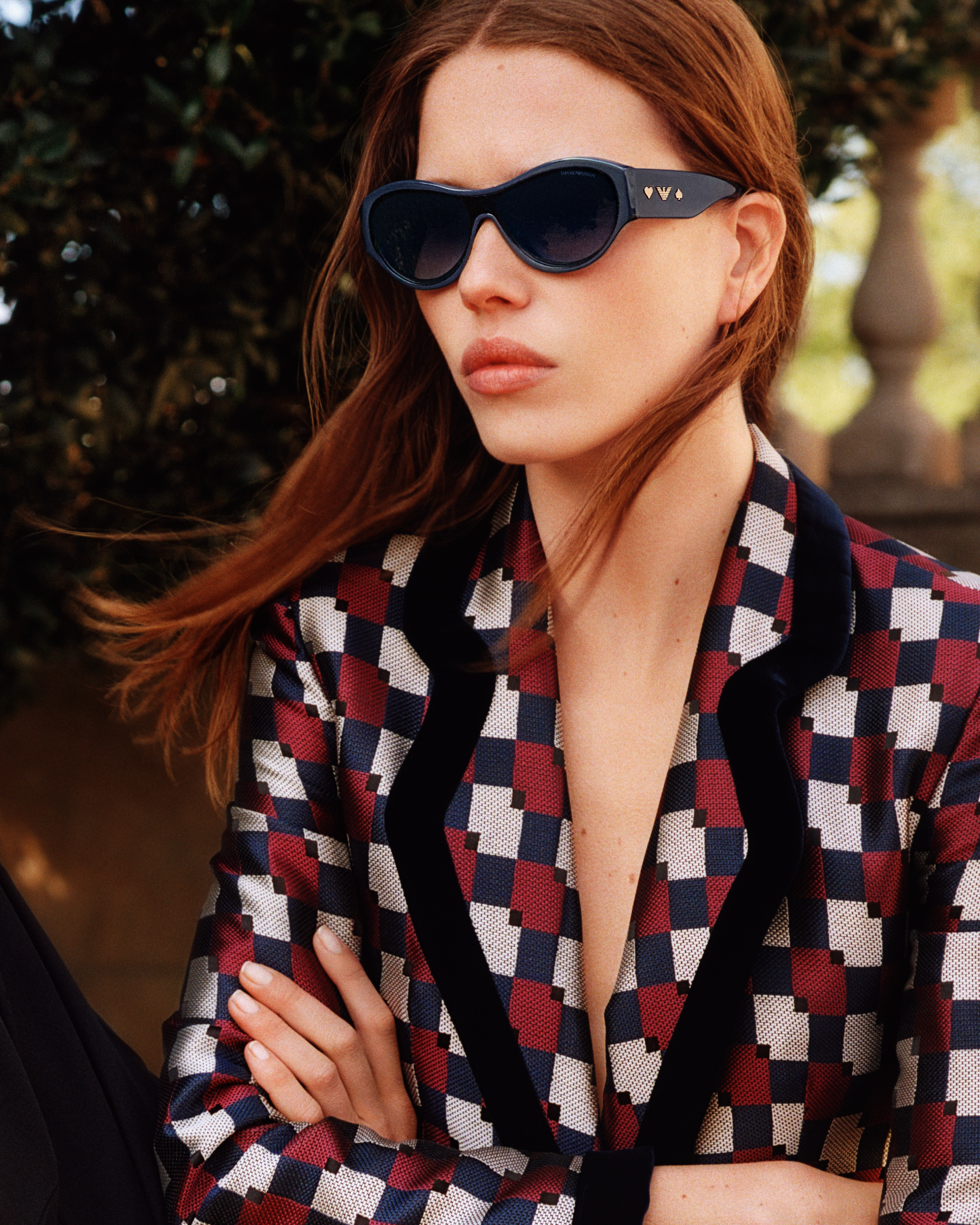 EMPORIO ARMANI イタリア製　メガネ　レッド EMPORIO ARMANI エンポリオアルマーニ メガネ EA1041 3003