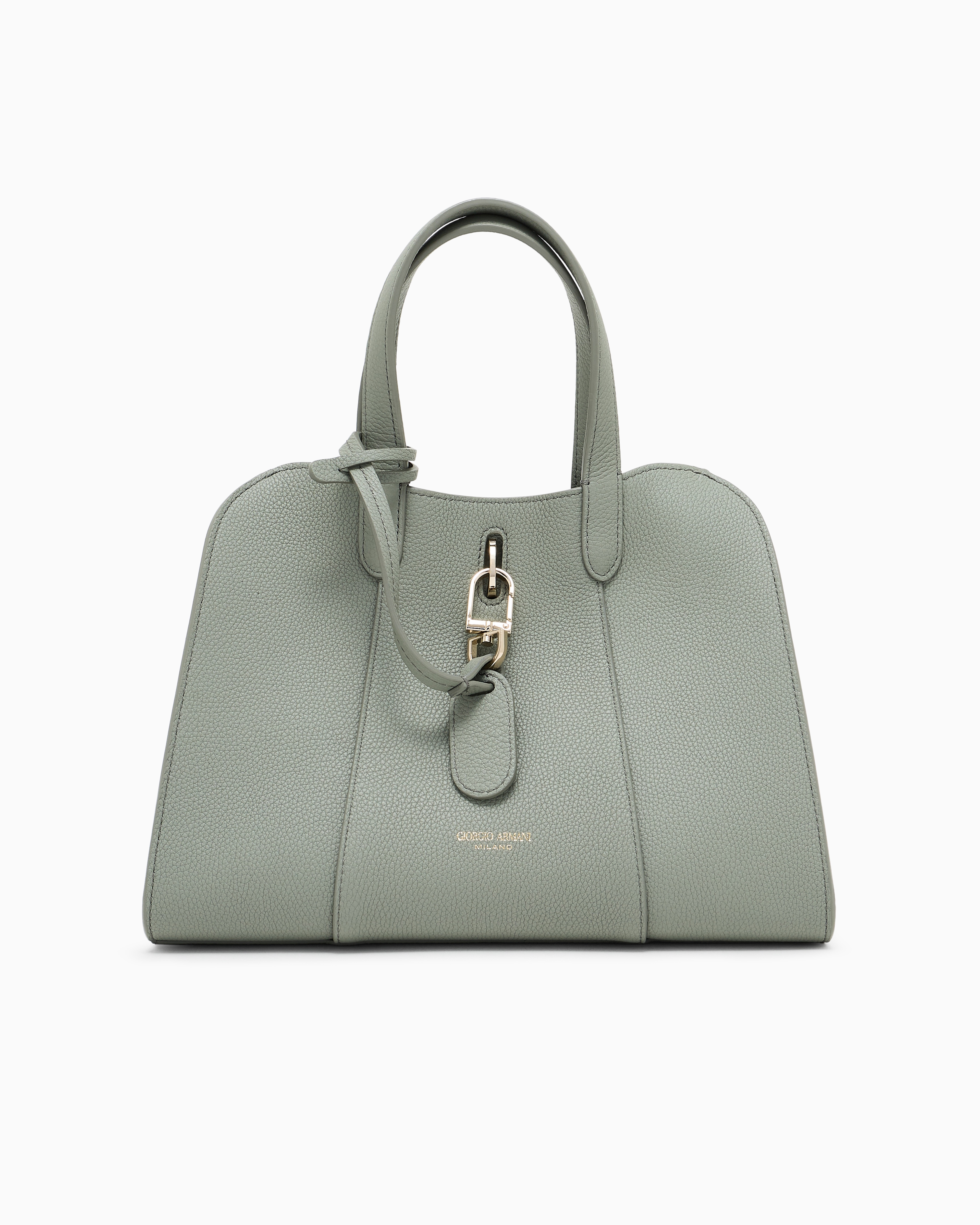 トートバッグ Giorgio Armani Leather Tote Bag With Logo Giorgio Armani Logo Tote Bag in Blue for Men | Lyst
