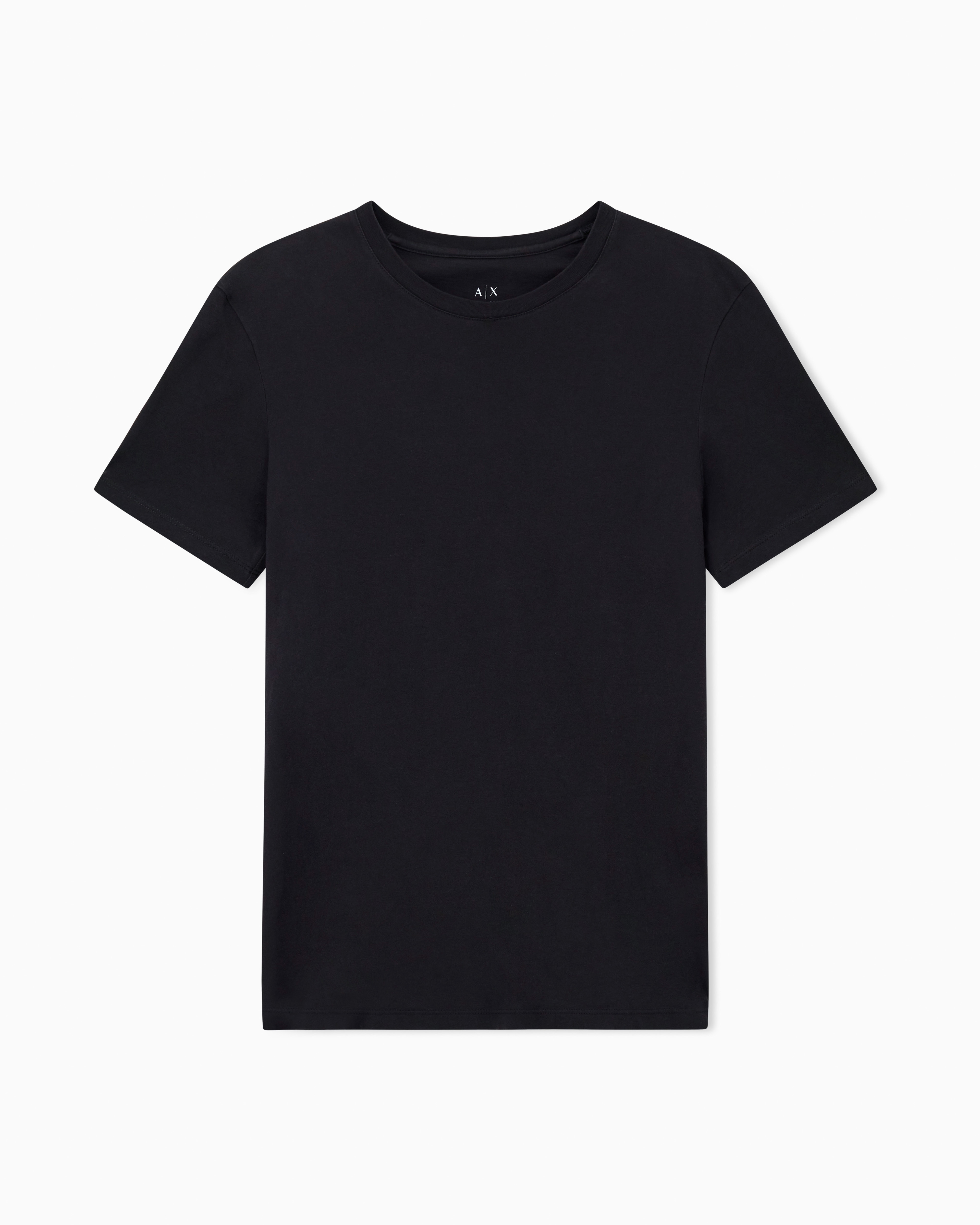 Tシャツ・カットソー ARMANI EXCHANGE Men T-shirt Black 6DZTLAZJ9JZ 1200 Logo Signature Crewneck T-Shirt | Armani Exchange