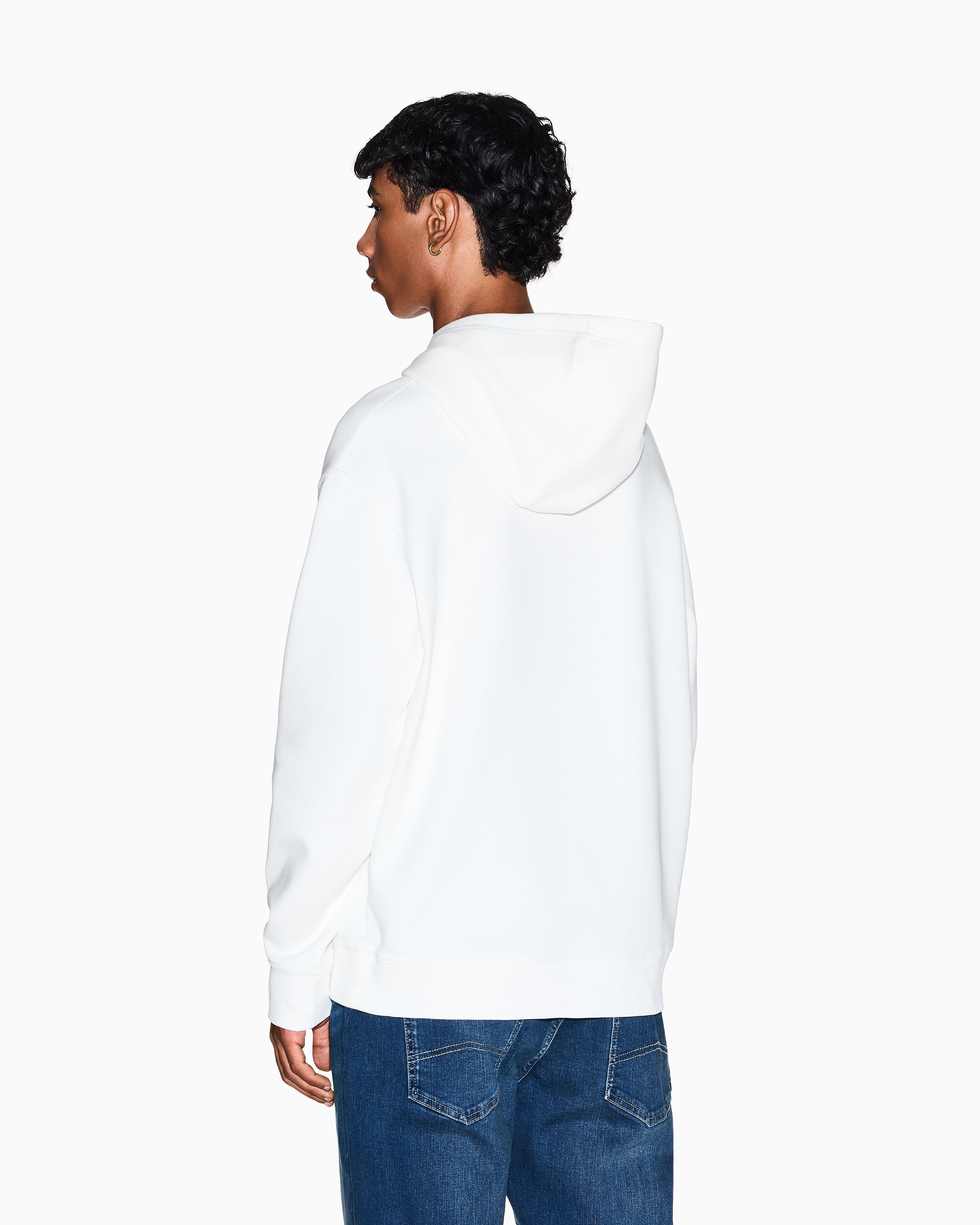 Hoodie with embroidered logo