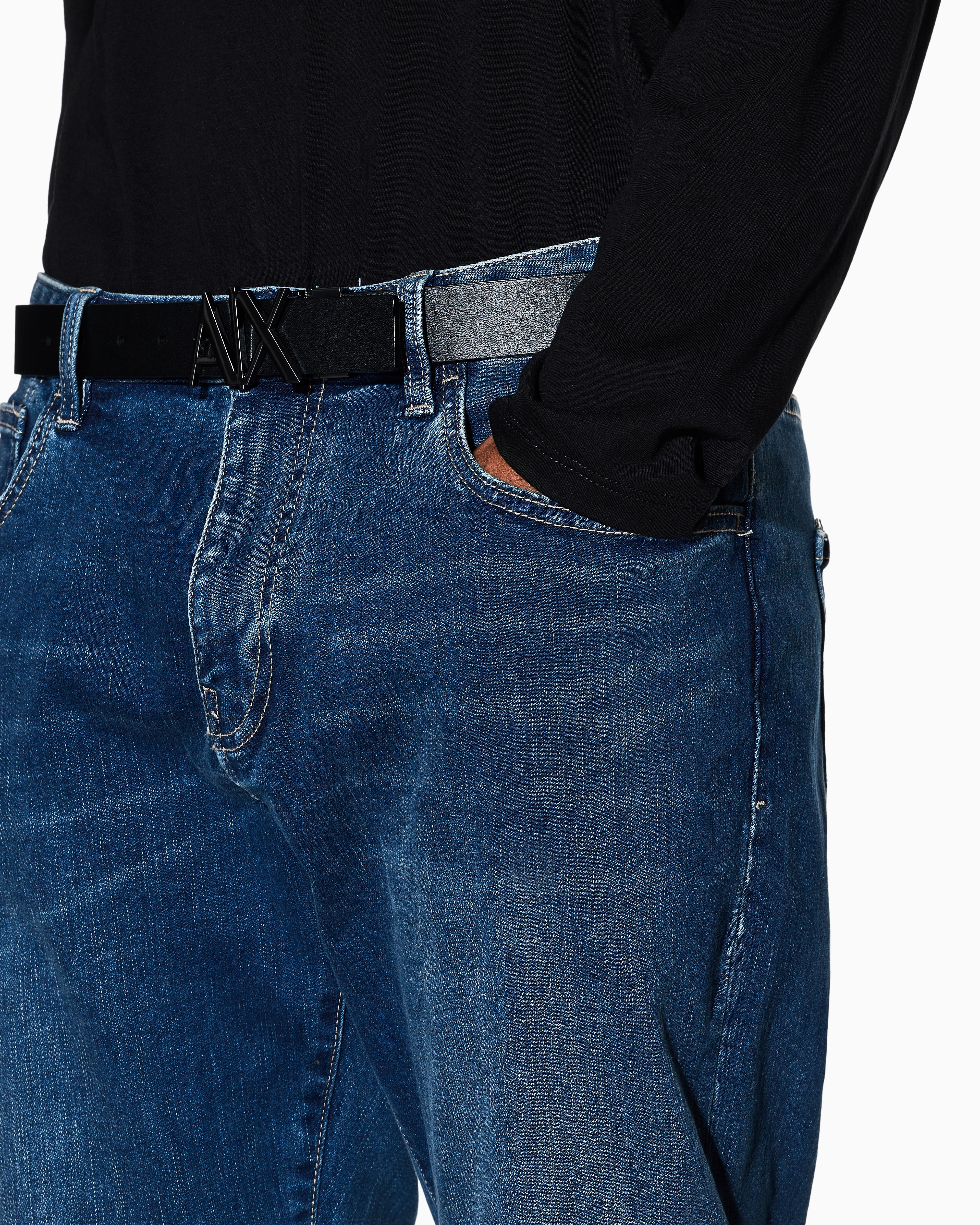 【関税&送料込】Giorgio Armani Mint Green Satin Pant Stretch Cotton Cargo Pants | Armani Exchange