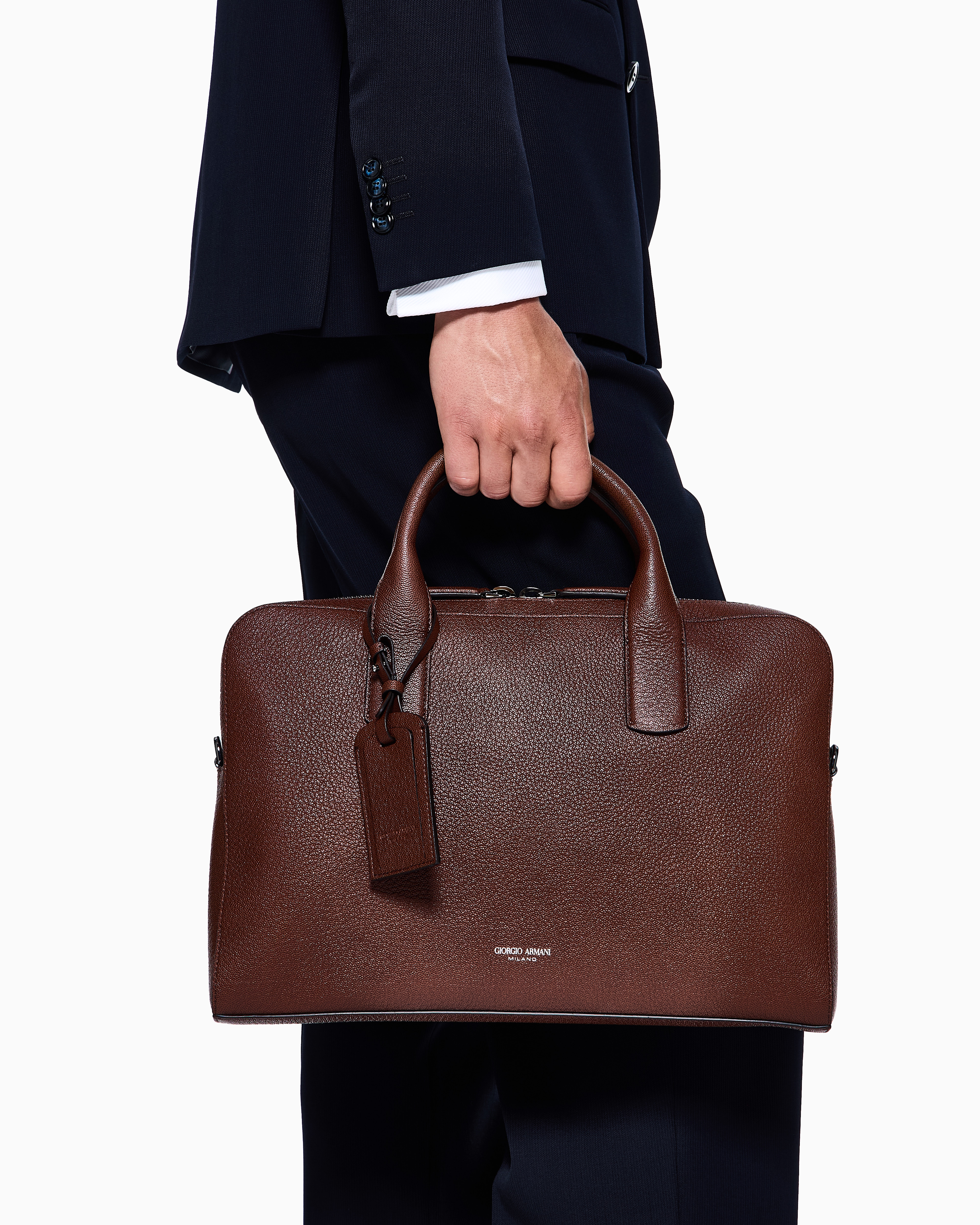 Pleated Suede Leather Backpack with Pockets and Drawstring