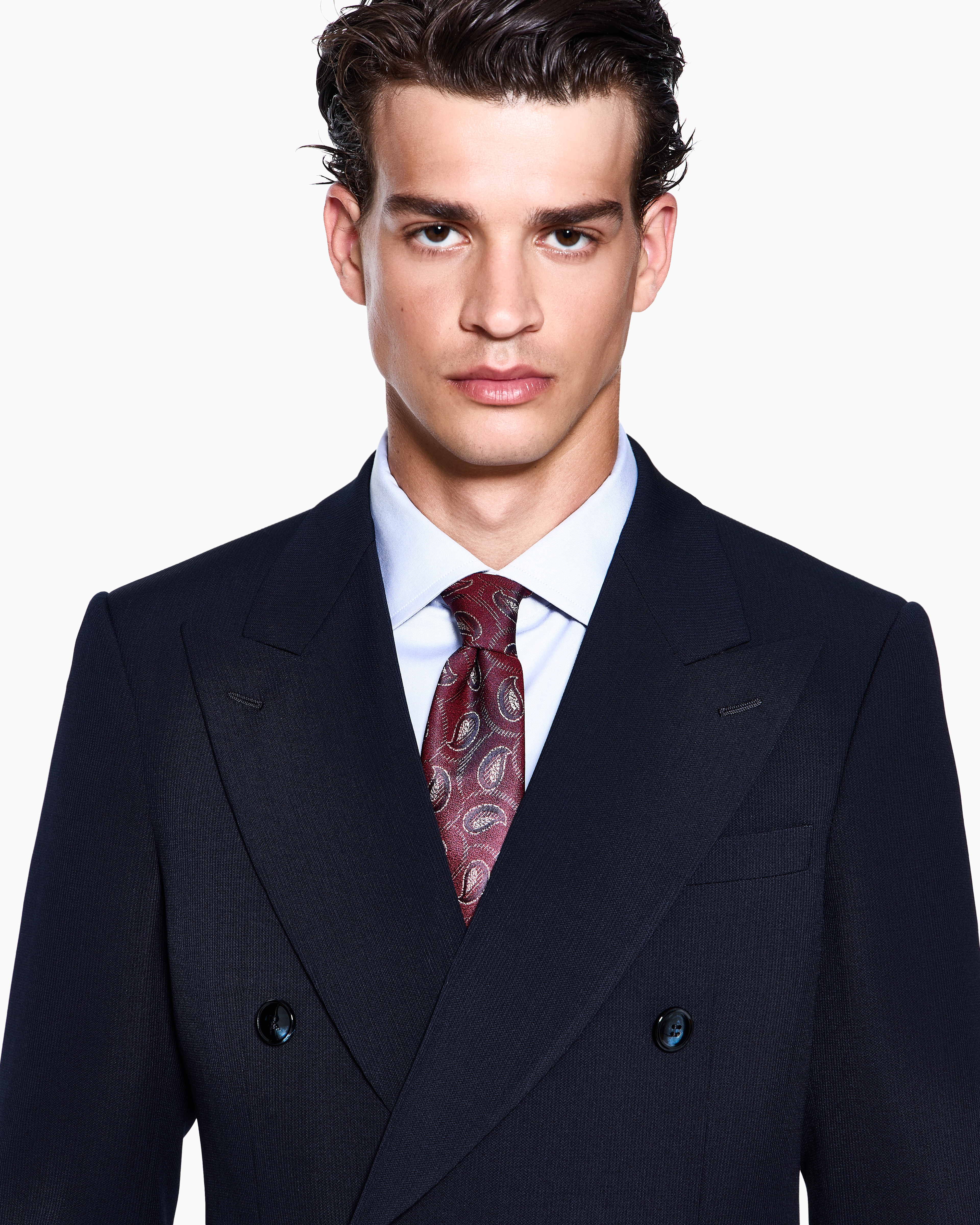 シルクネクタイ ペイズリージャカード | Giorgio Armani