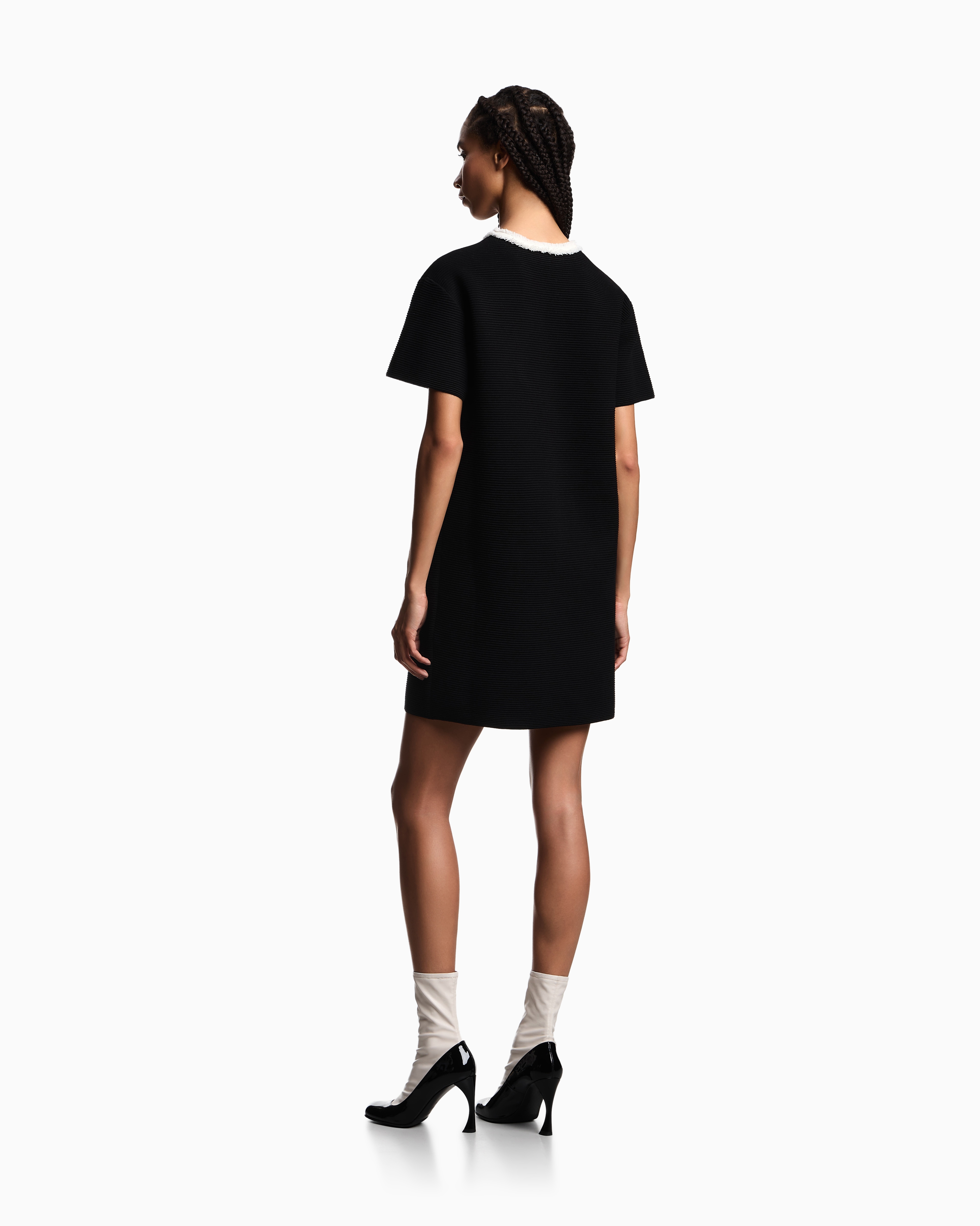 EMPORIO ARMANI▼テクニカルキャディ ノースリーブ ドレス undefined