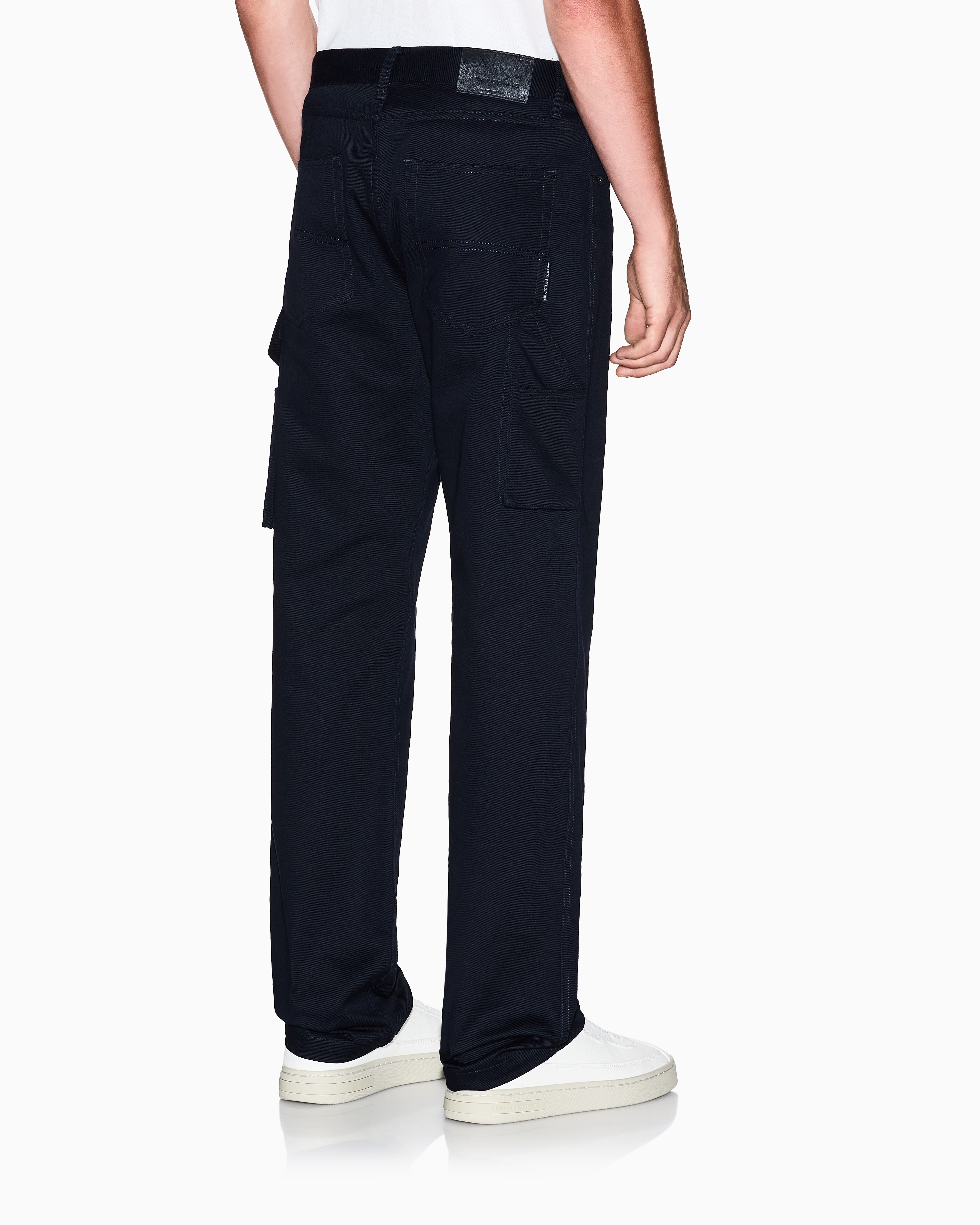 Armani Exchange - Regular fit cotton jeans, Man, Navy Blue, Size: 33